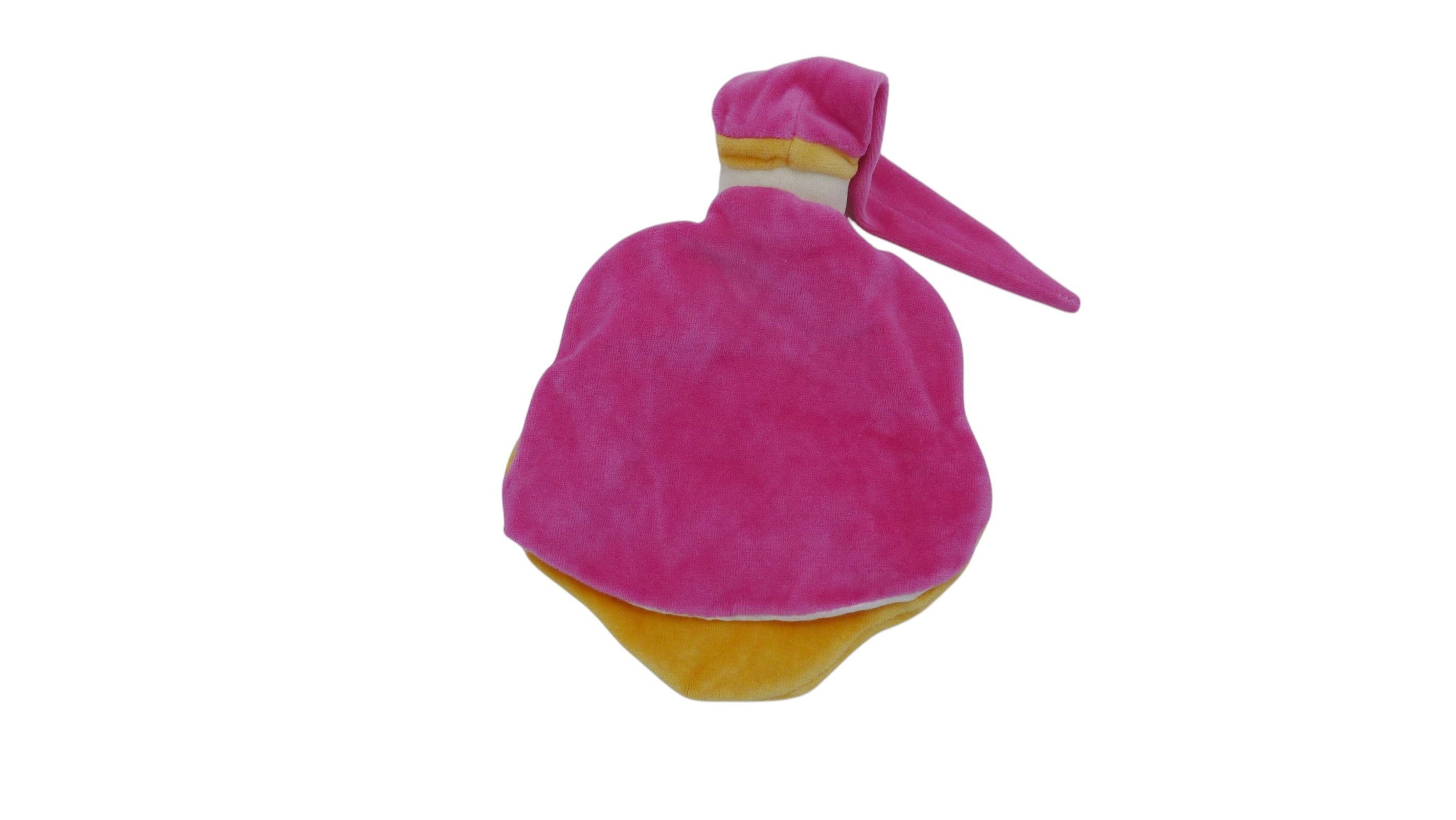 Doudou lutin marionnette orange fuschia - CMP