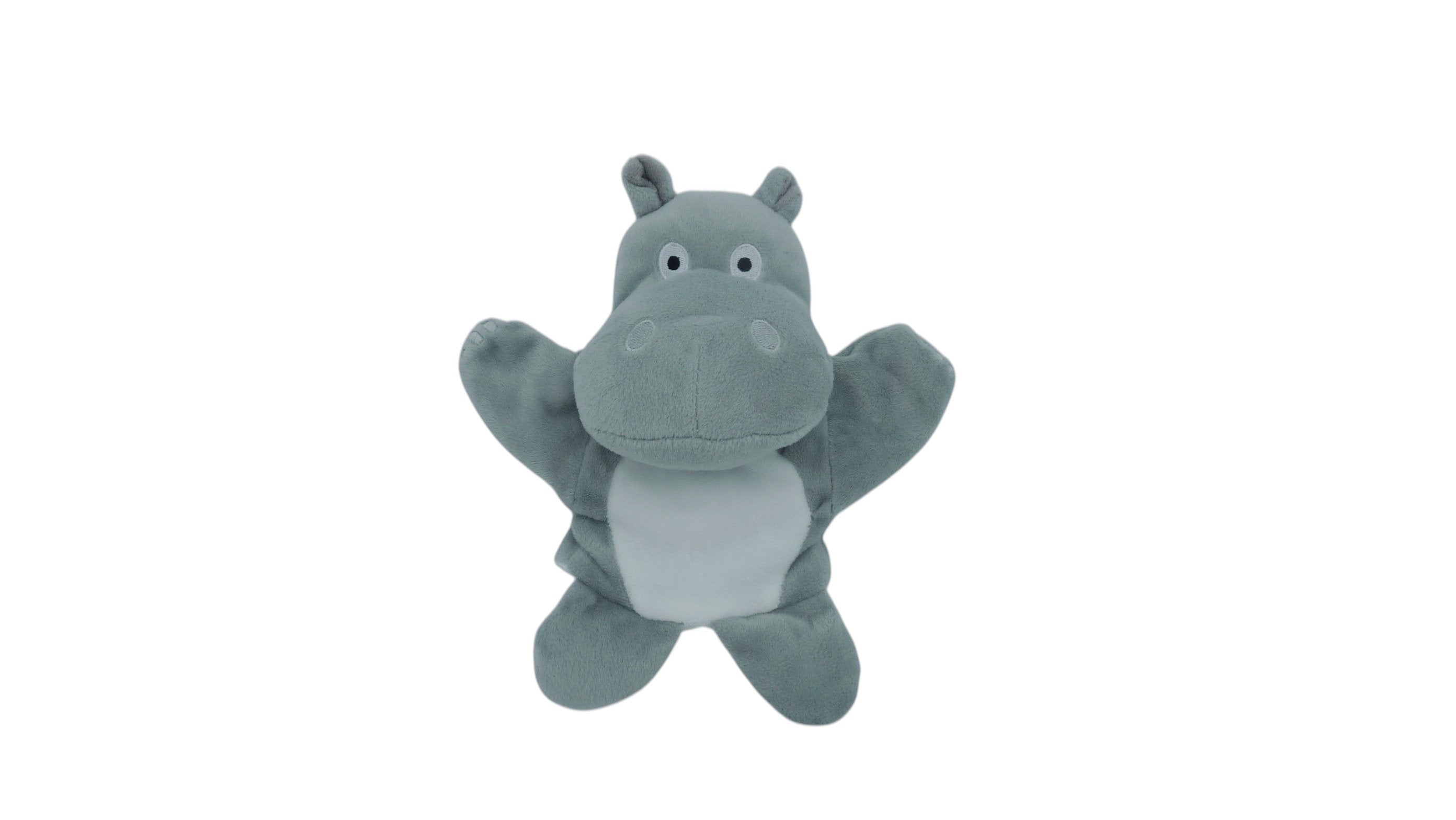 Doudou hippopotame marionnette - Maisons du Monde 21 cm