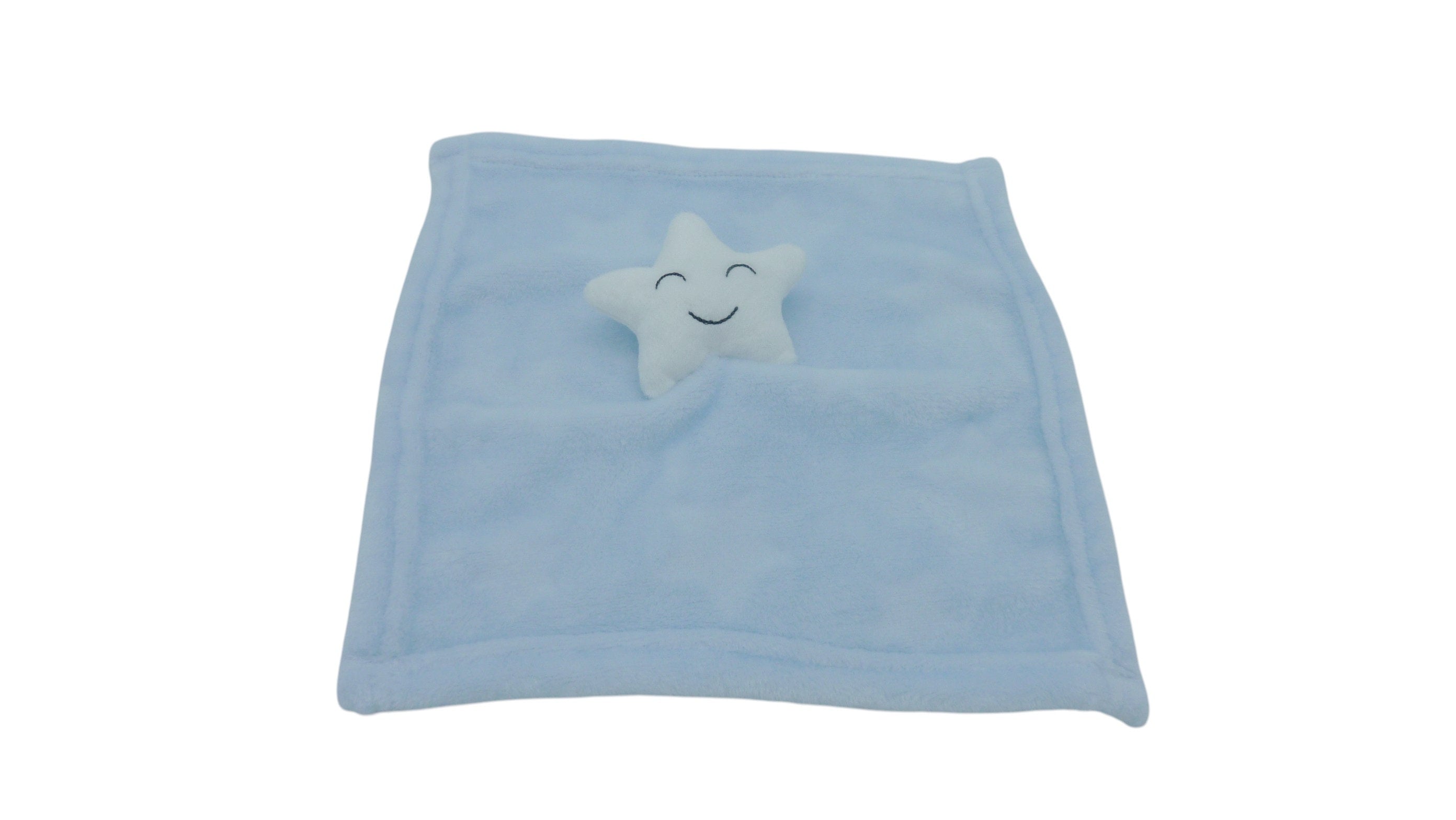 Peluche mouchoir étoile bleu blanc - Gemo