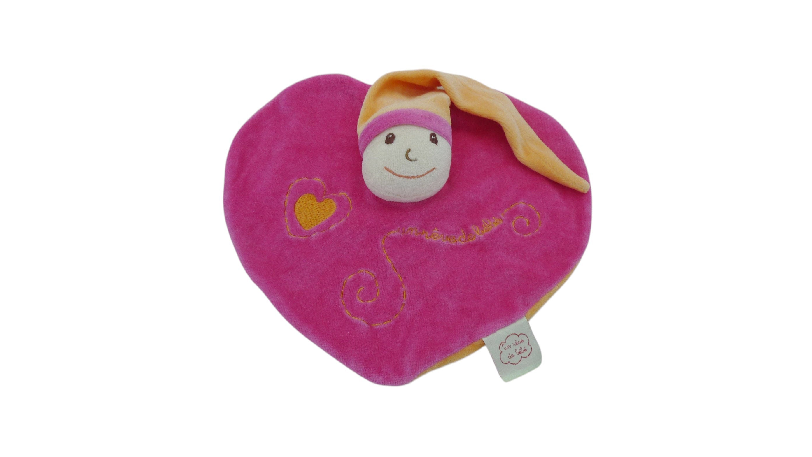 Doudou lutin plat fuchsia orange - CMP
