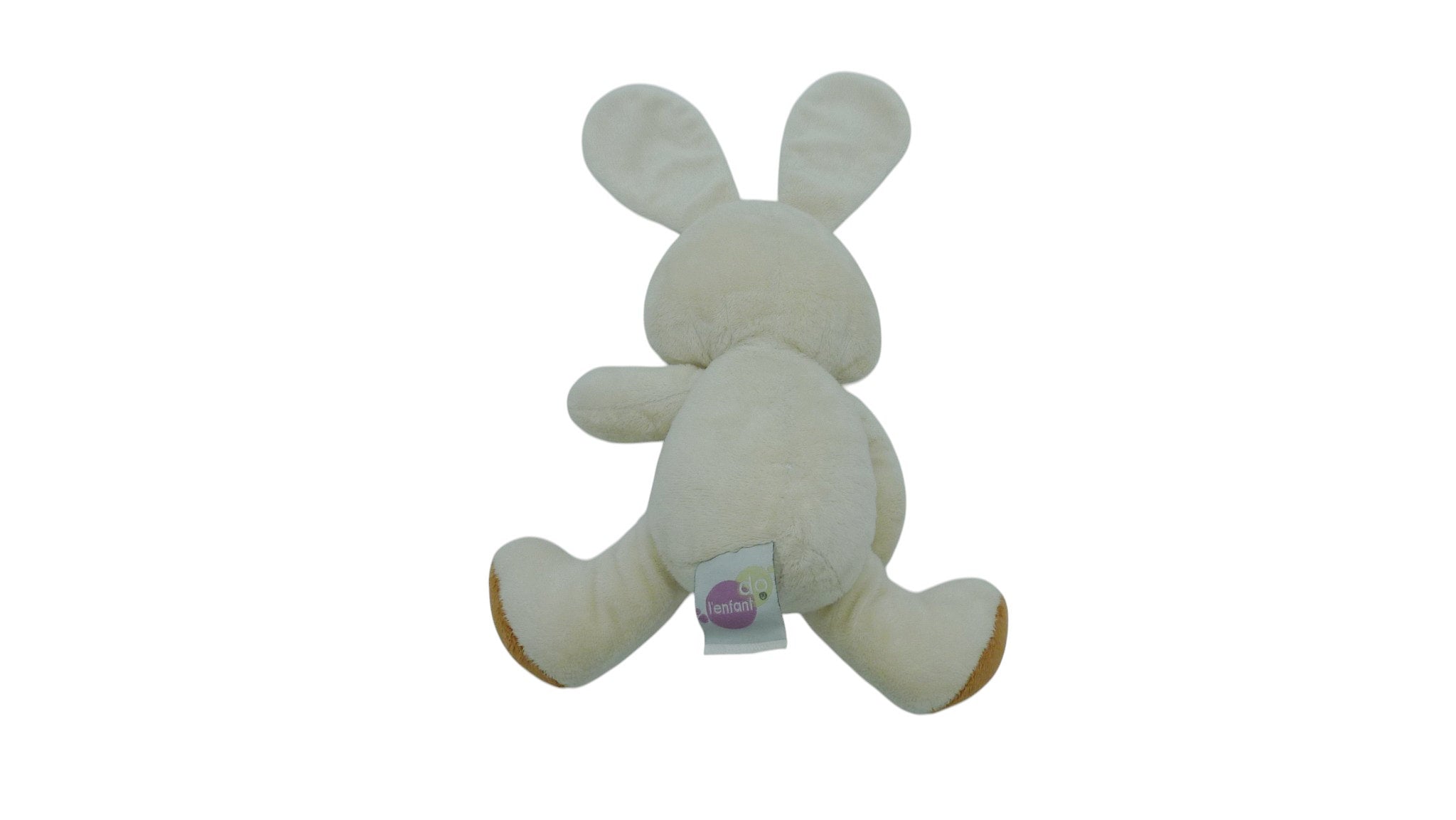 Peluche lapin crème-marron - L'Enfant Do 27 cm