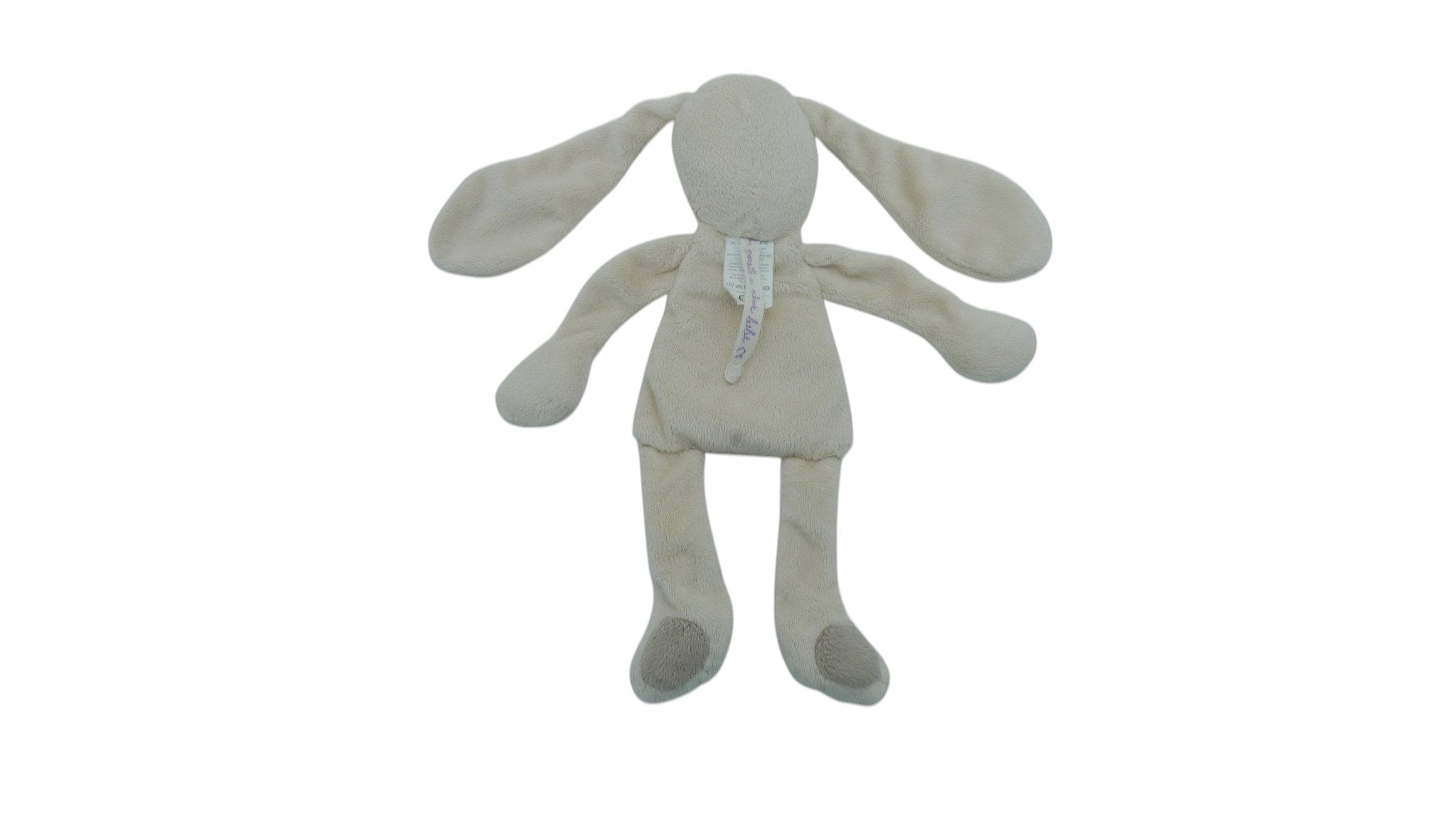 Doudou lapin plat beige - DPAM