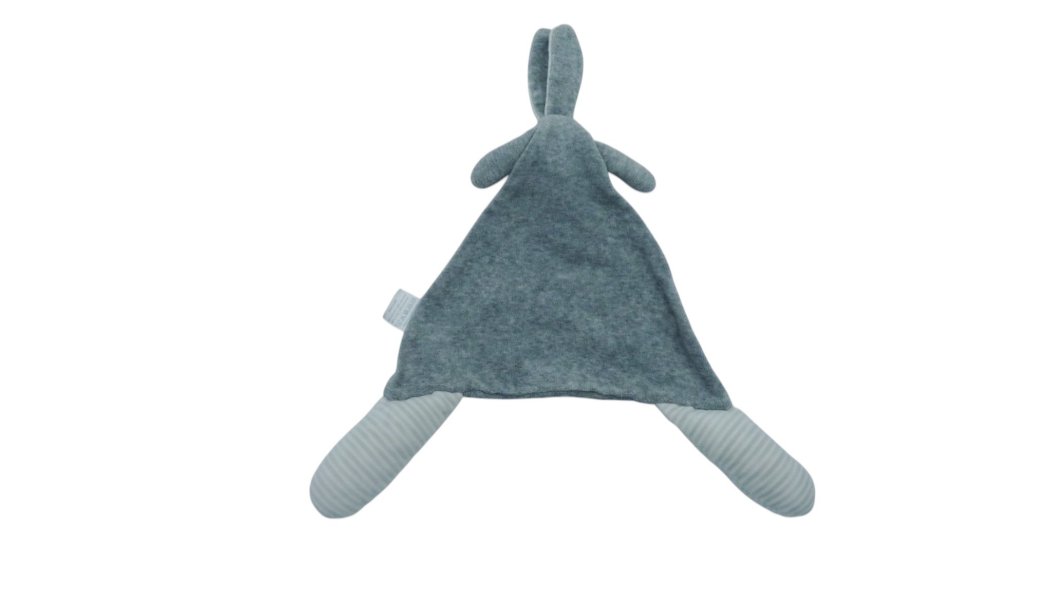 Doudou lapin plat gris - Bambino