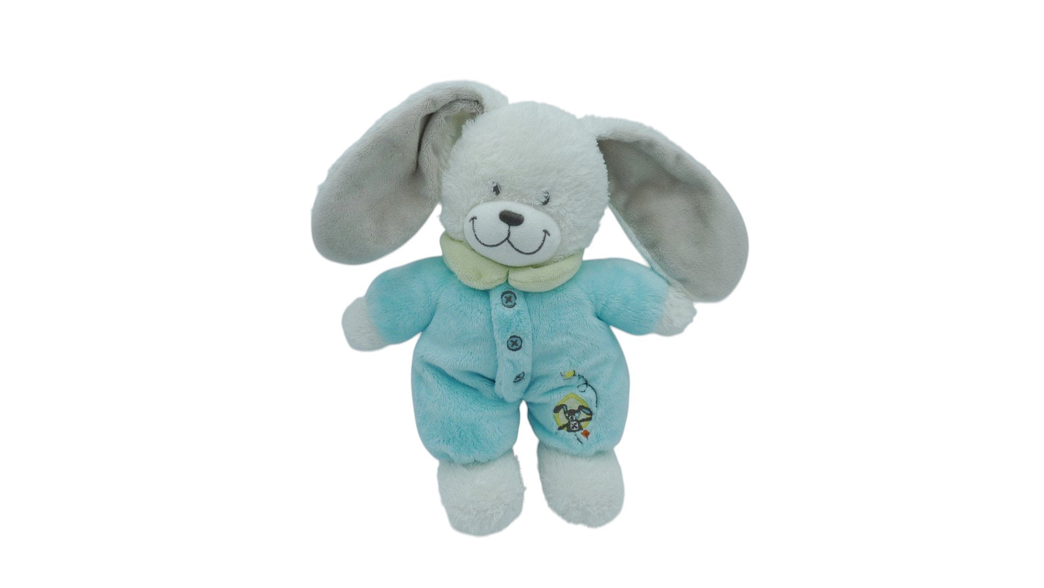 Peluche lapin turquoise - Tex Baby 28 cm