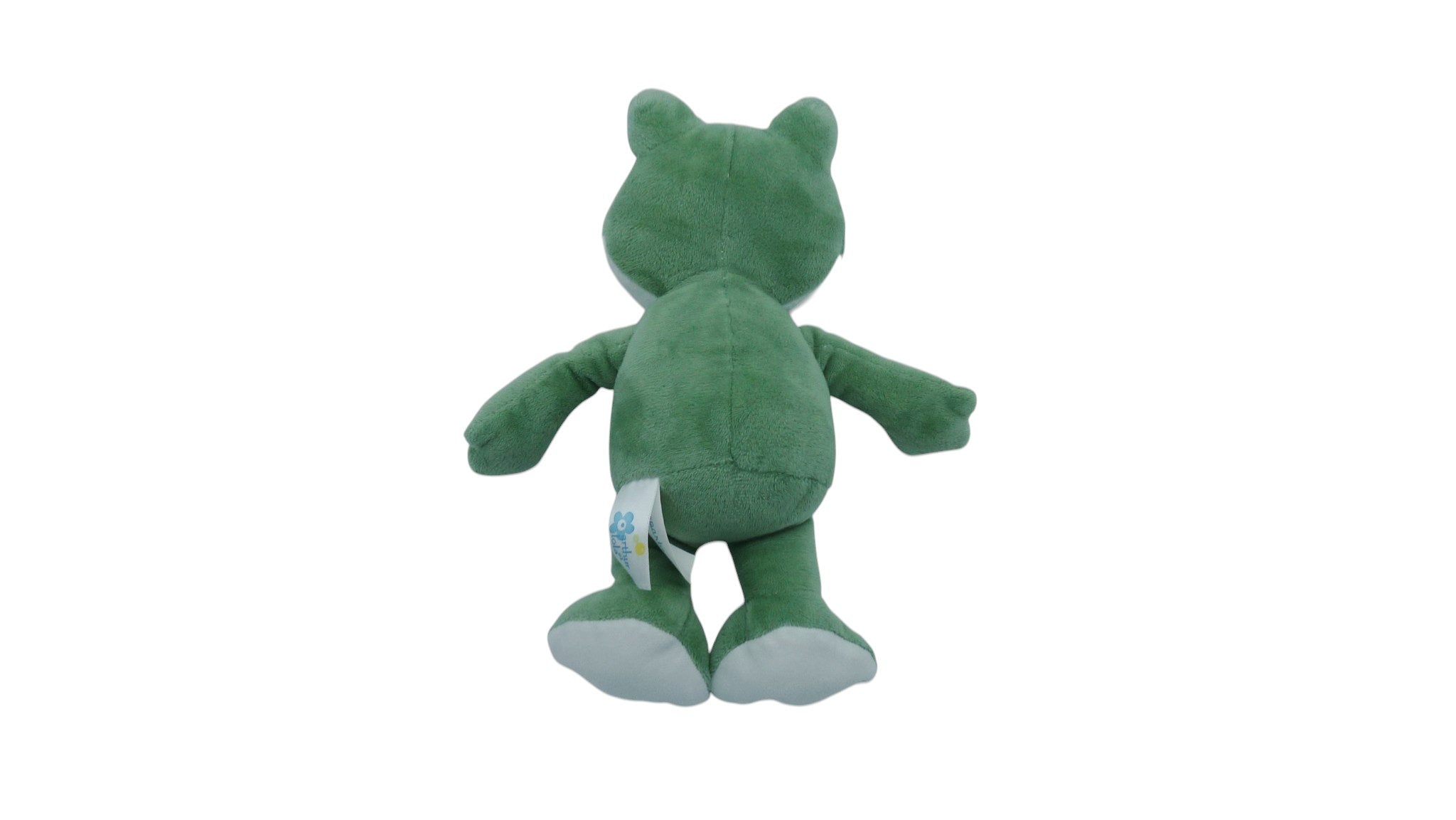 Peluche grenouille verte et blanche - Arthur et Lola 26 cm