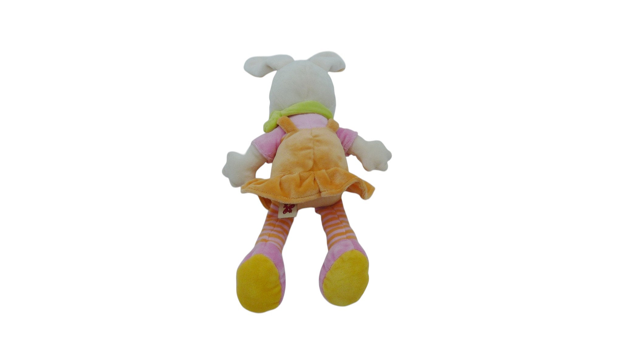Peluche lapin orange - Nicotoy 29 cm