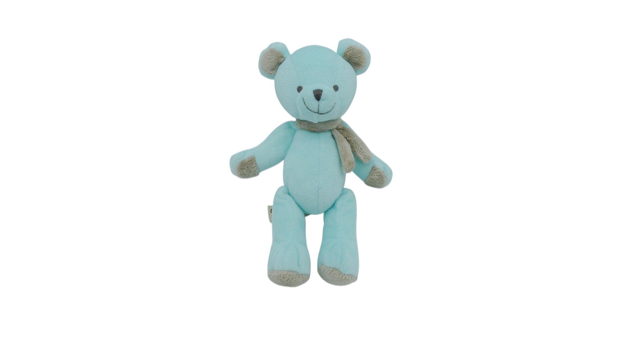 Peluche ours turquoise - Nicotoy 25 cm