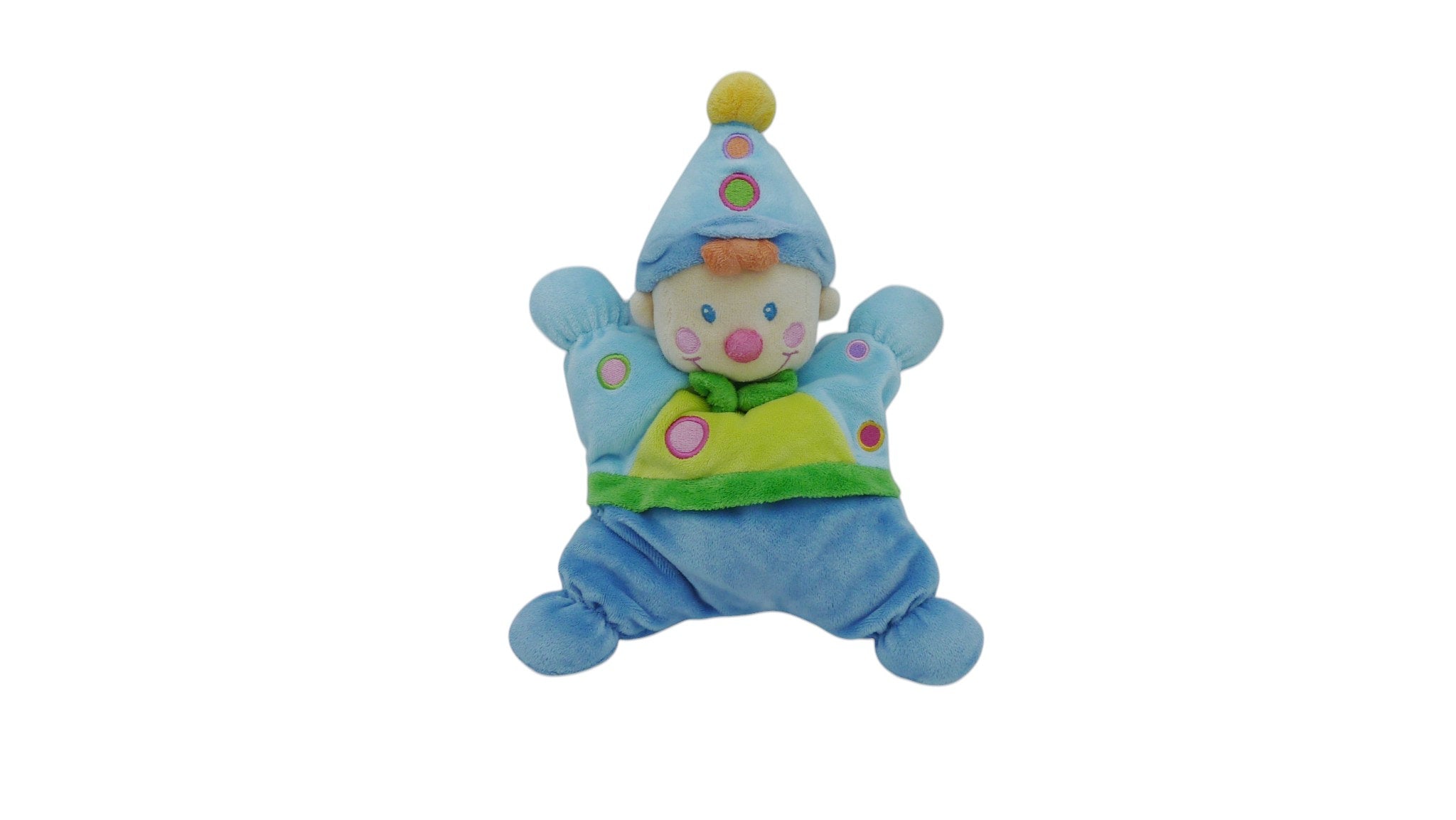 Peluche lutin bleu vert - Nicotoy - 27 cm