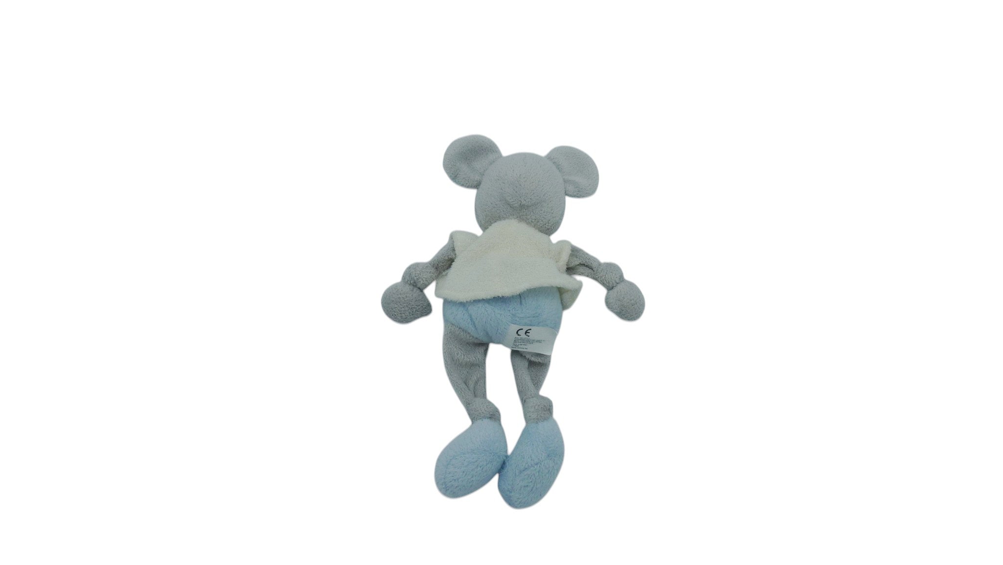 peluche souris gris bleu - Nicotoy 23 cm