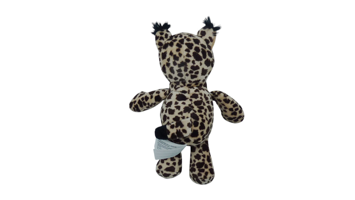 Peluche lynx marron beige - Kinder 23 cm