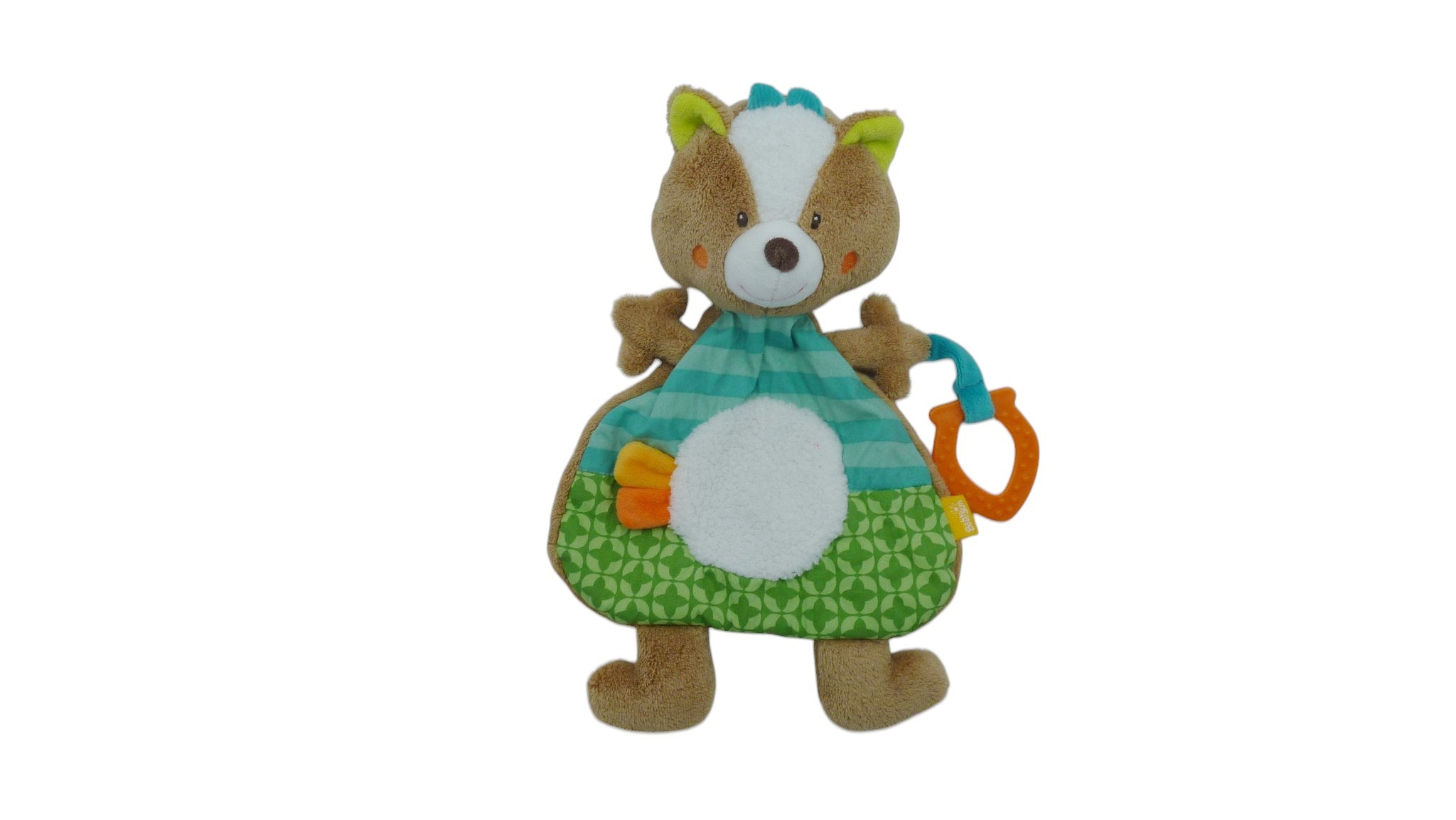 Doudou renard plat multicolore - Babysun
