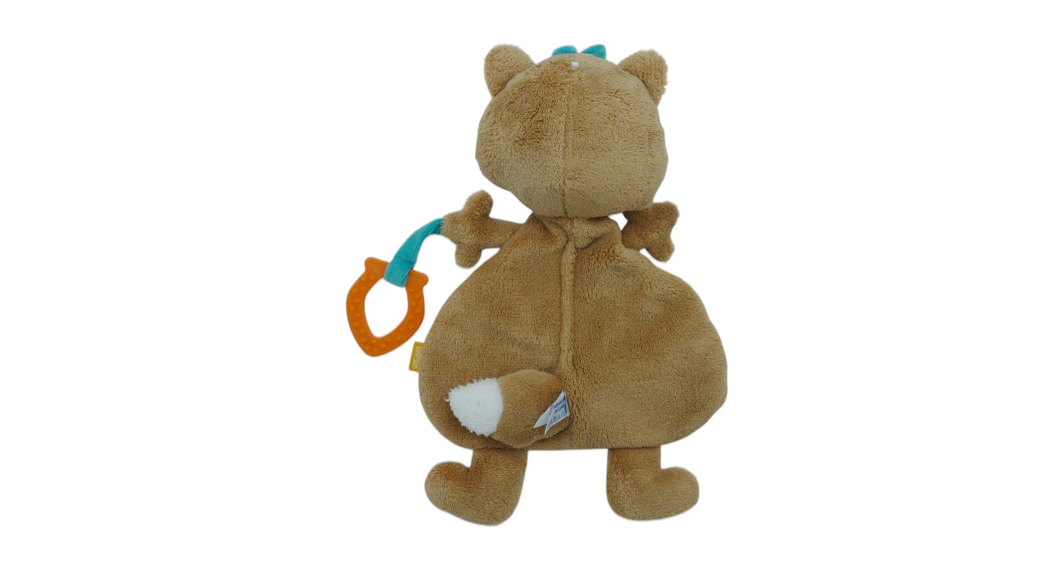 Doudou renard plat multicolore - Babysun
