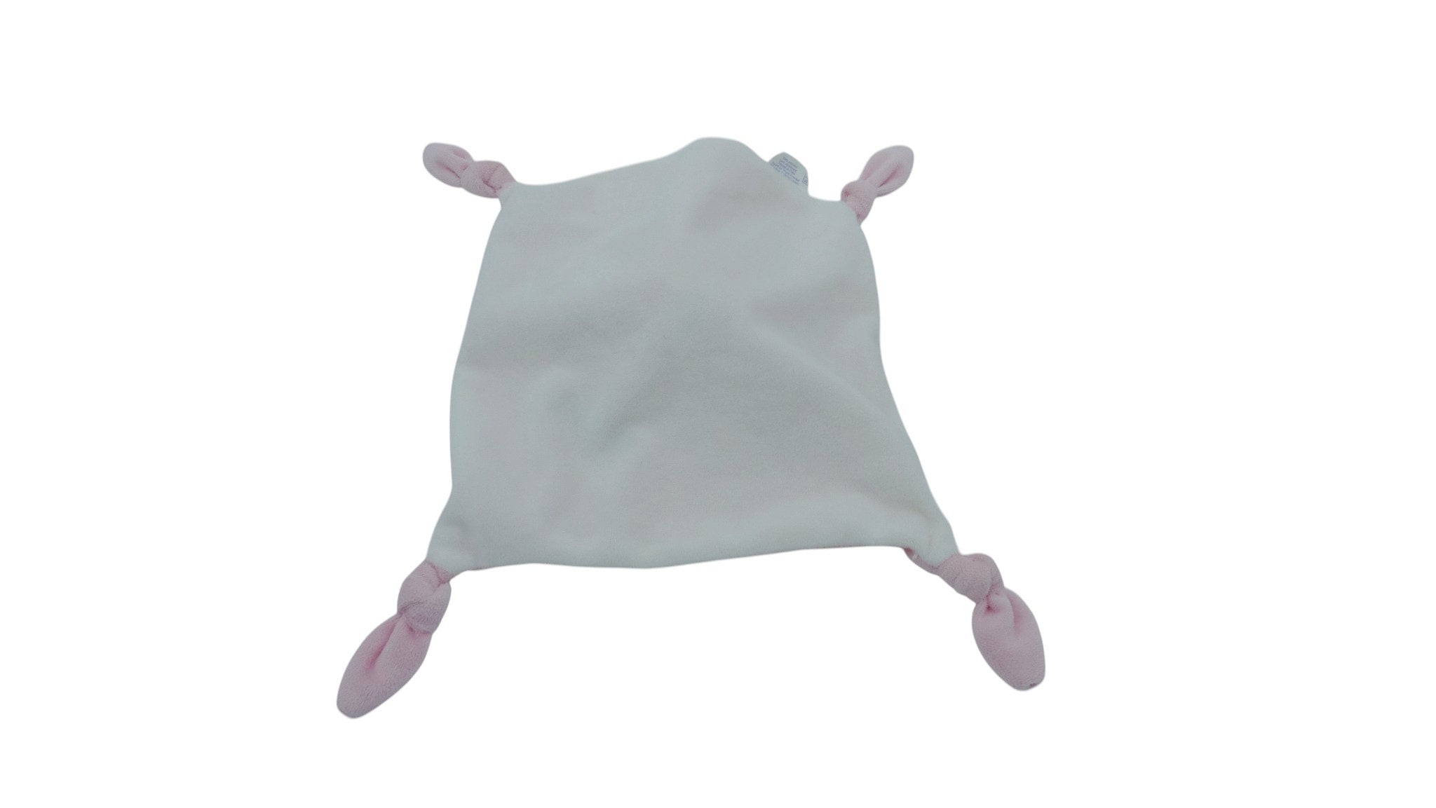 Doudou lapin plat rose - Picot