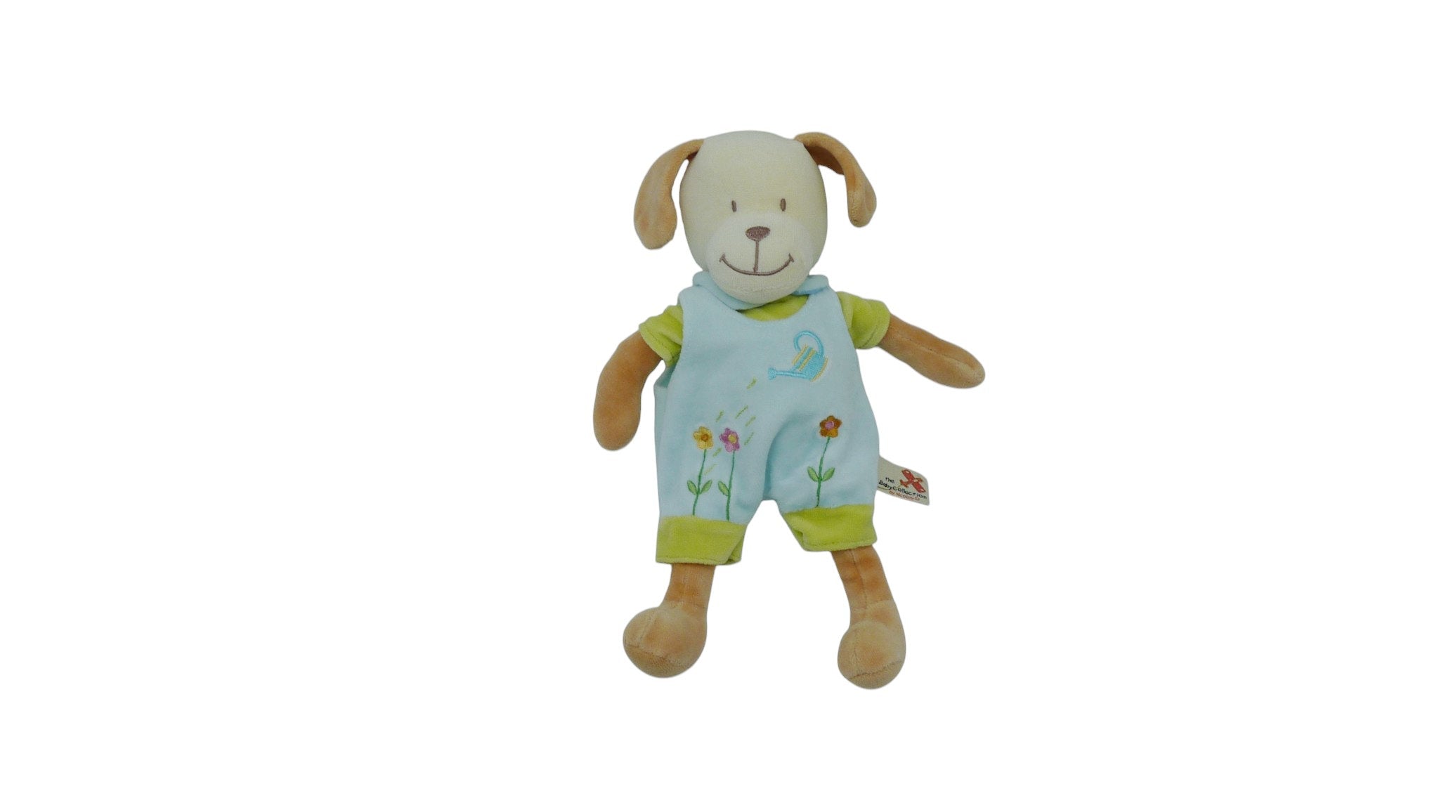 Peluche chien vert turquoise - Nicotoy 31 cm