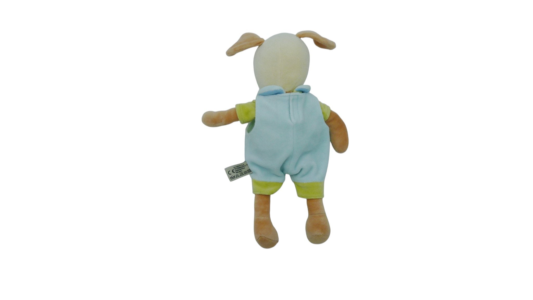 Peluche chien vert turquoise - Nicotoy 31 cm