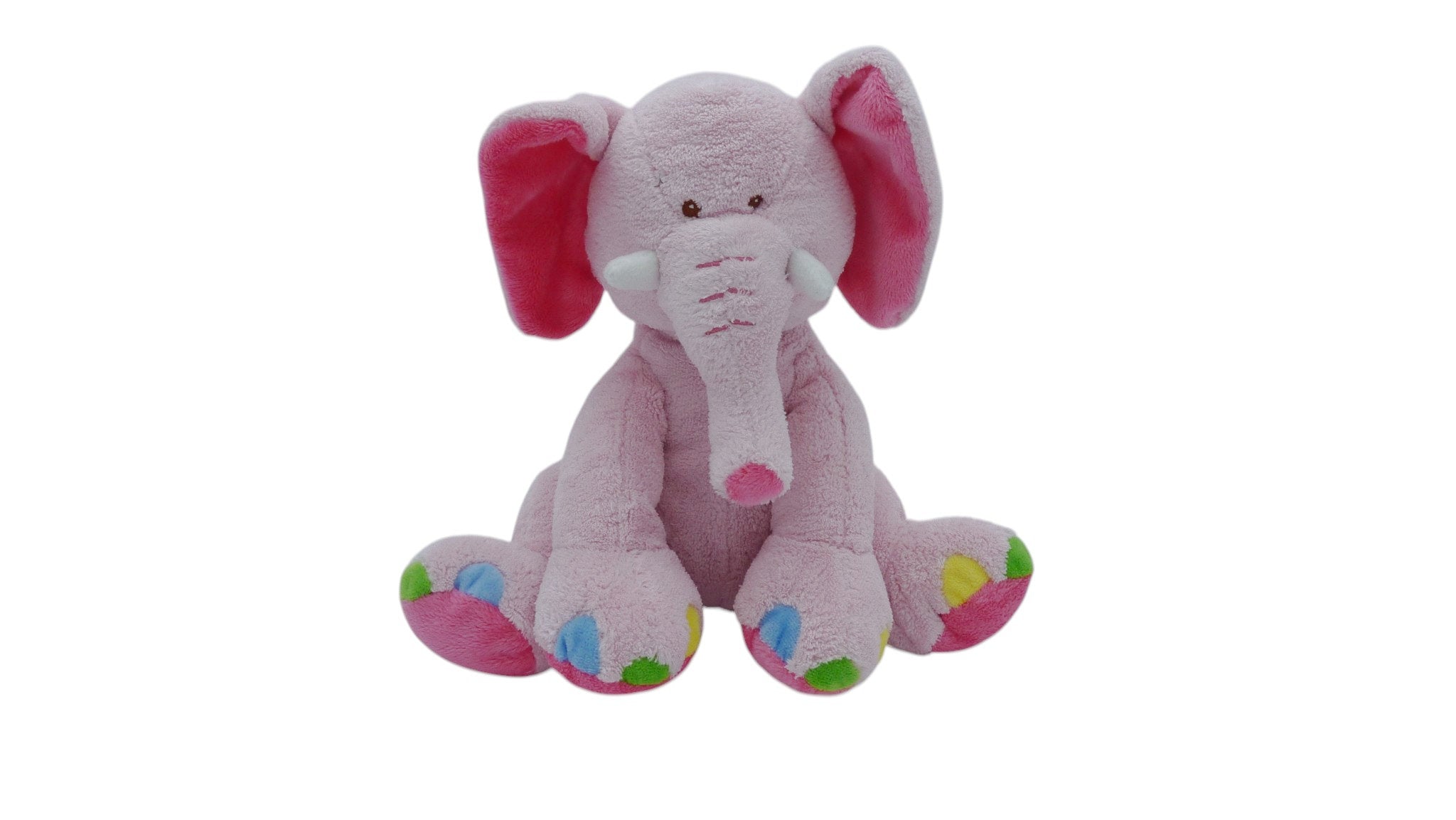 Peluche éléphant rose - Gipsy 33 cm