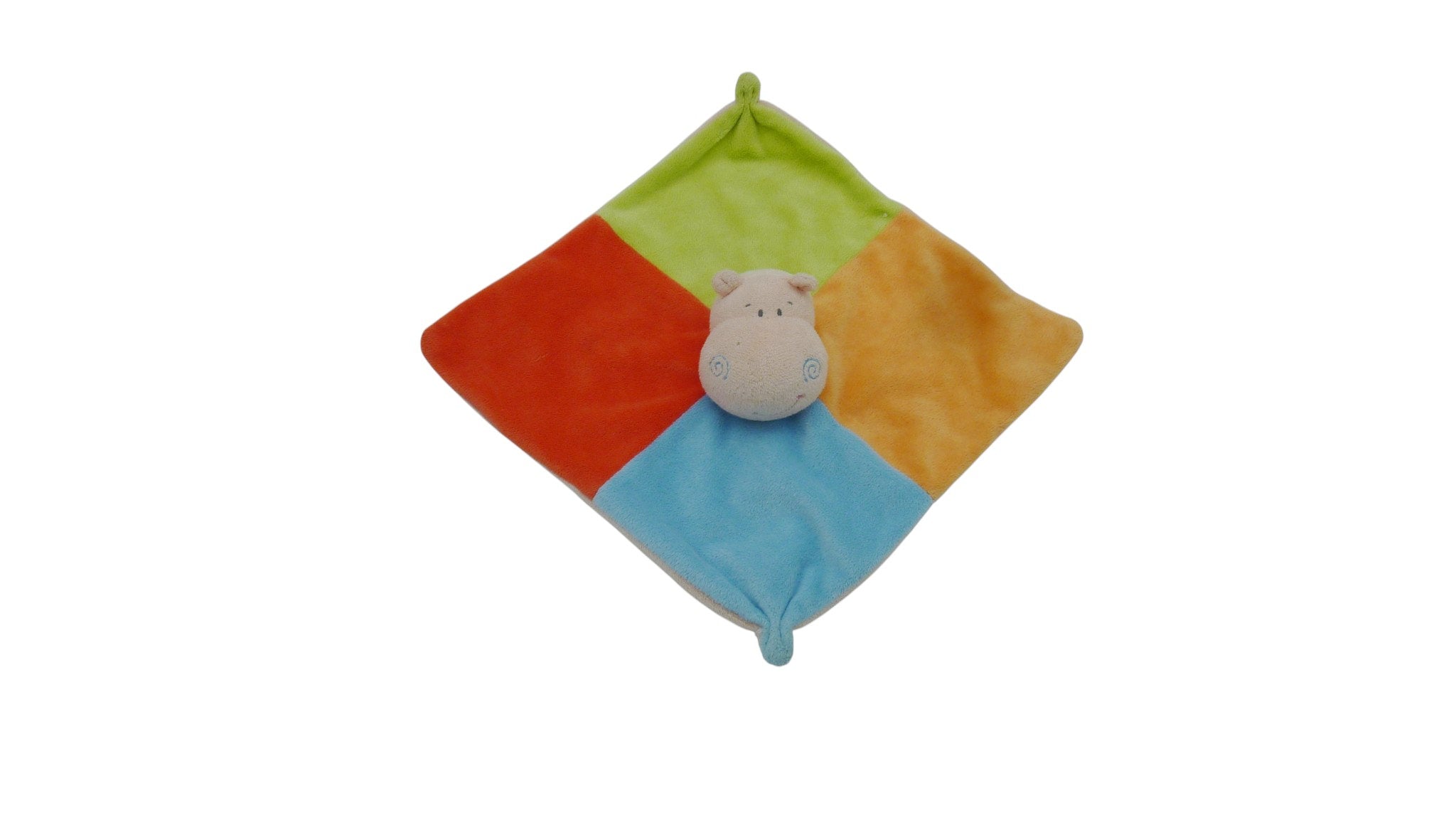 Doudou hippopotame plat multicolore - Zeeman