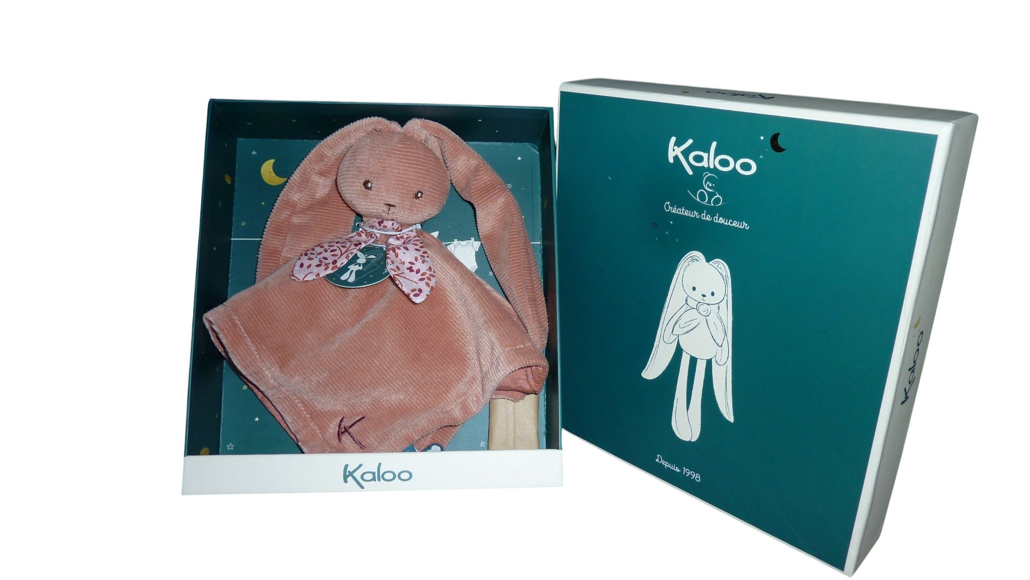 Doudou lapin plat Lapinoo Kaloo