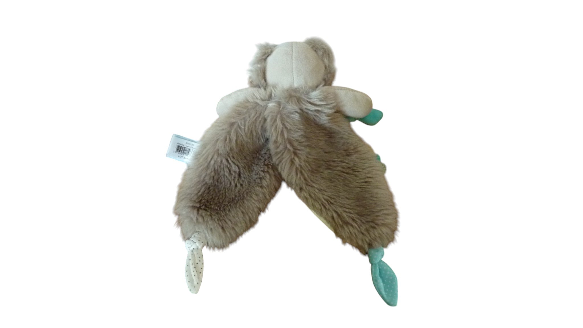 Doudou ours plat gris - Frisounours - BN0382 Baby'Nat