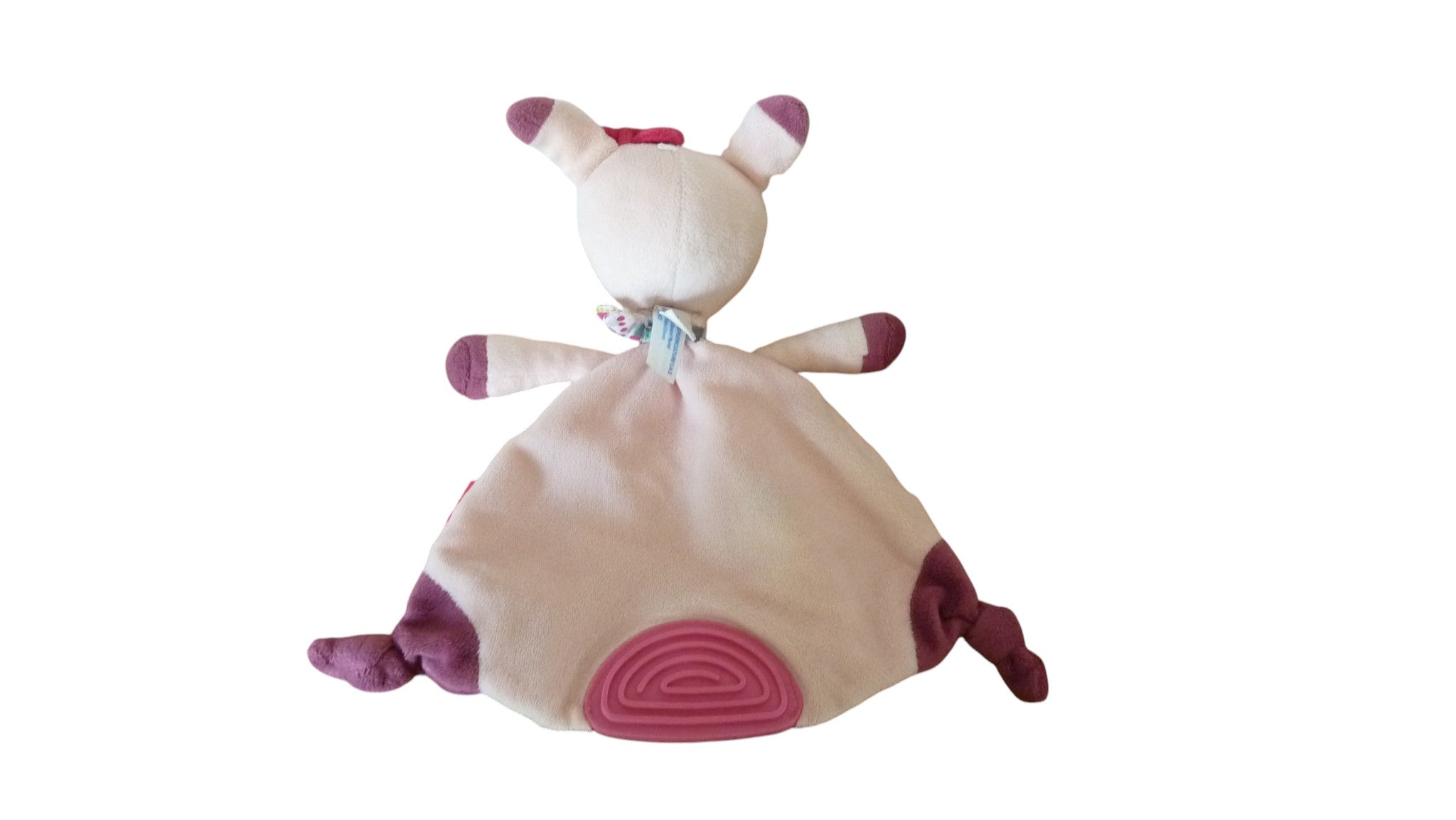 Doudou biche plat rose - Babysun