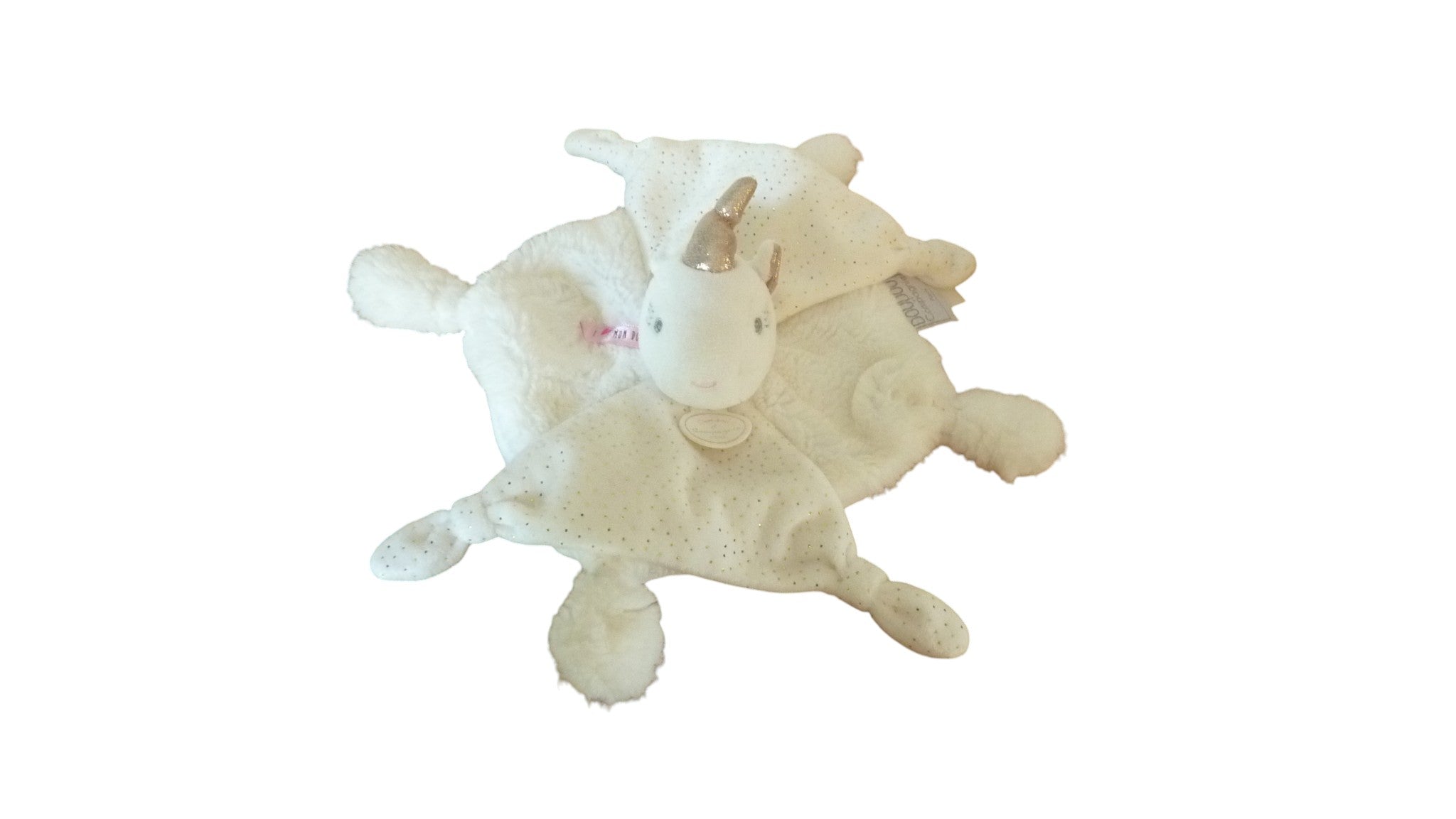 Doudou licorne Lucie plat DC3275 Doudou et Compagnie