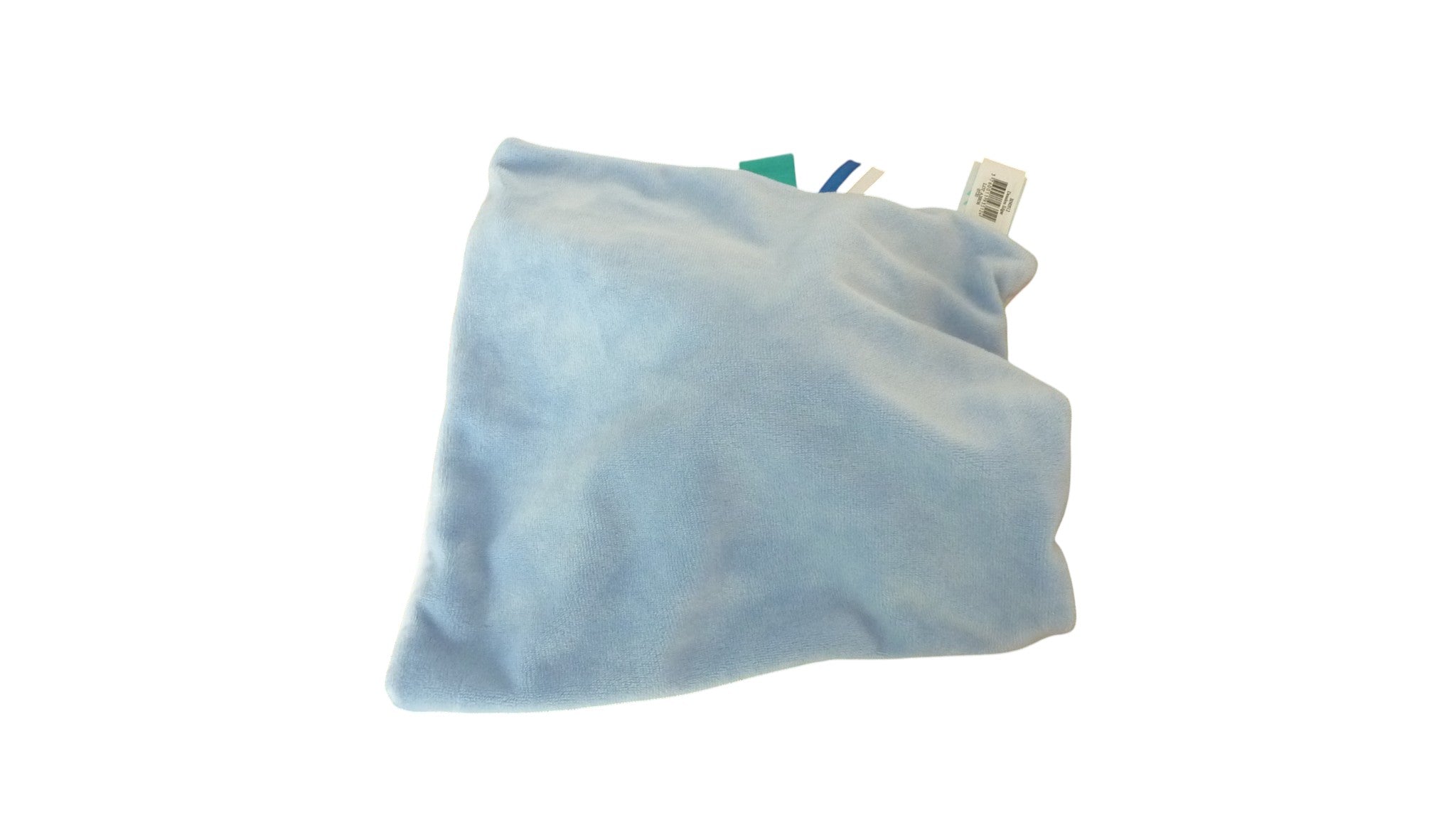 Doudou éléphant plat Edgar blanc bleu - BN0512 Baby'Nat