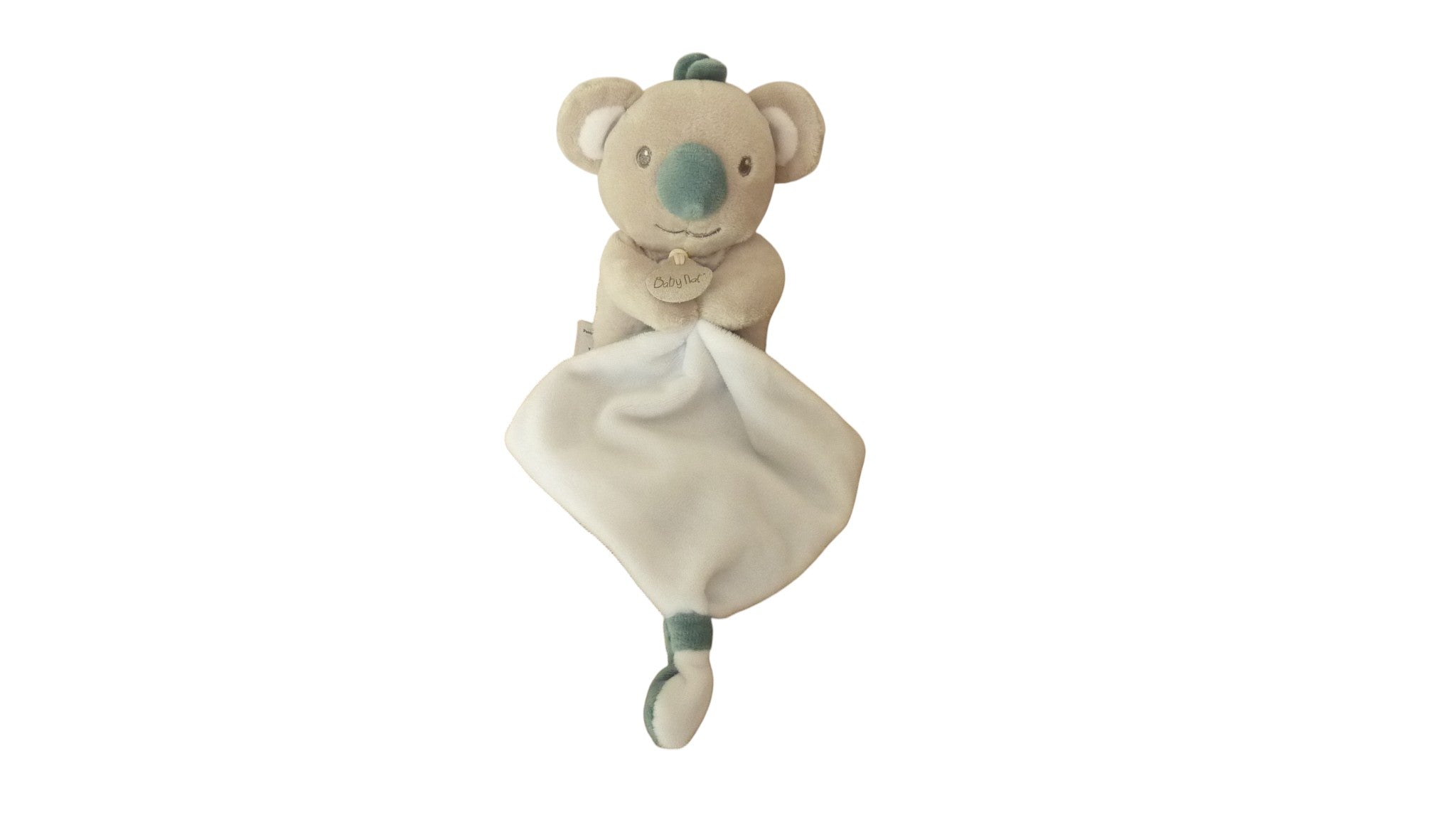 Peluche mouchoir Koala gris vert - BN0549 Baby'Nat