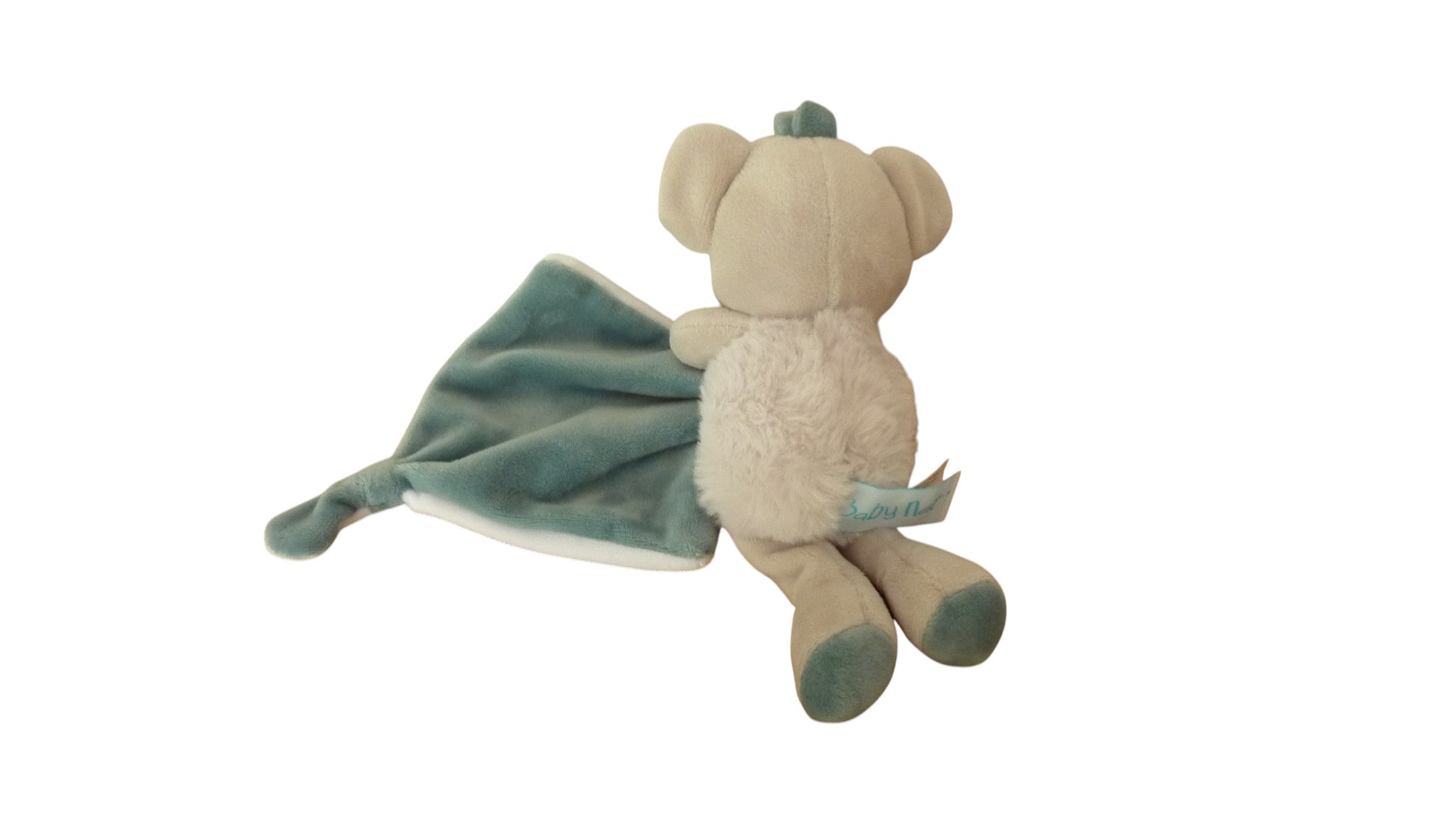 Peluche mouchoir Koala gris vert - BN0549 Baby'Nat