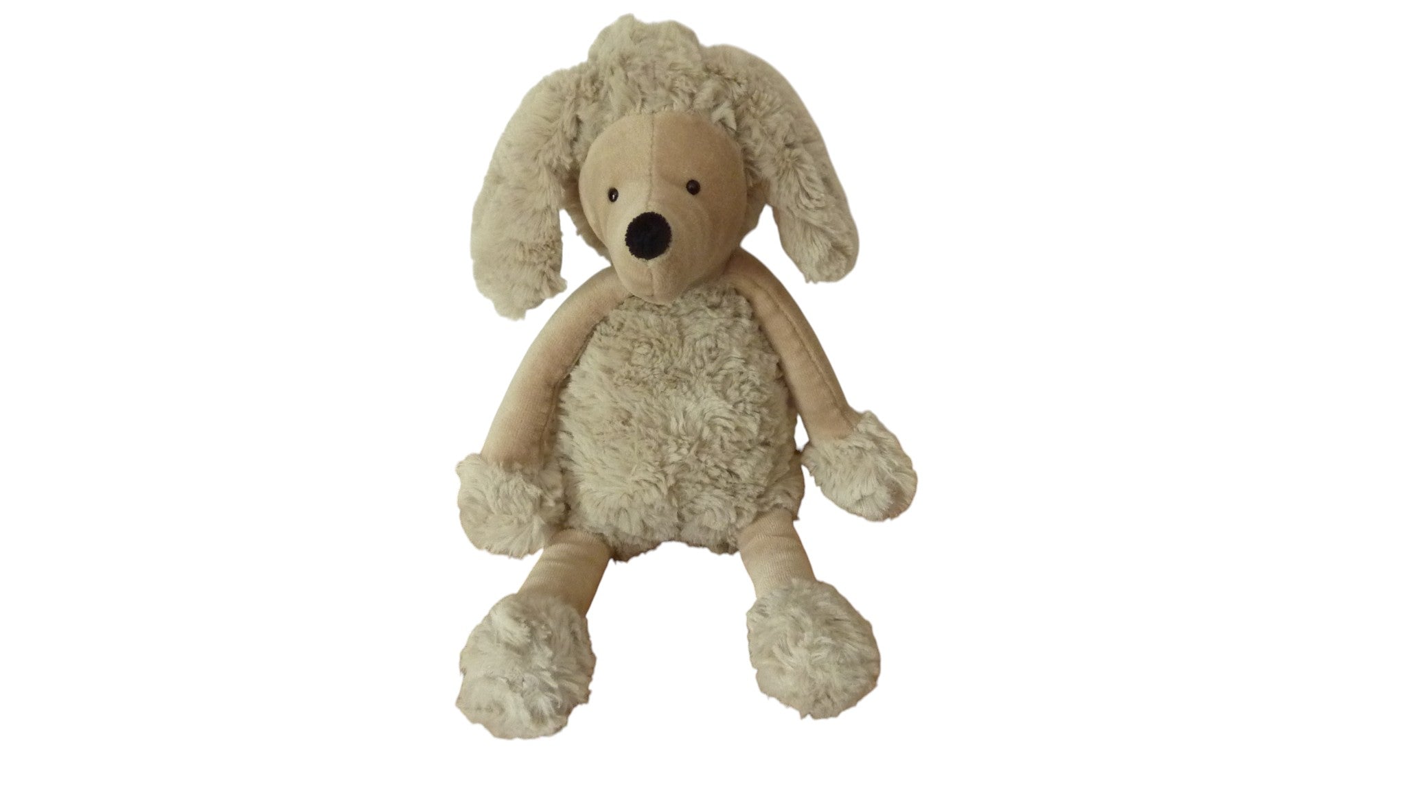 Peluche chien caniche marron gris - Les Tout Doux - Moulin Roty 33 cm