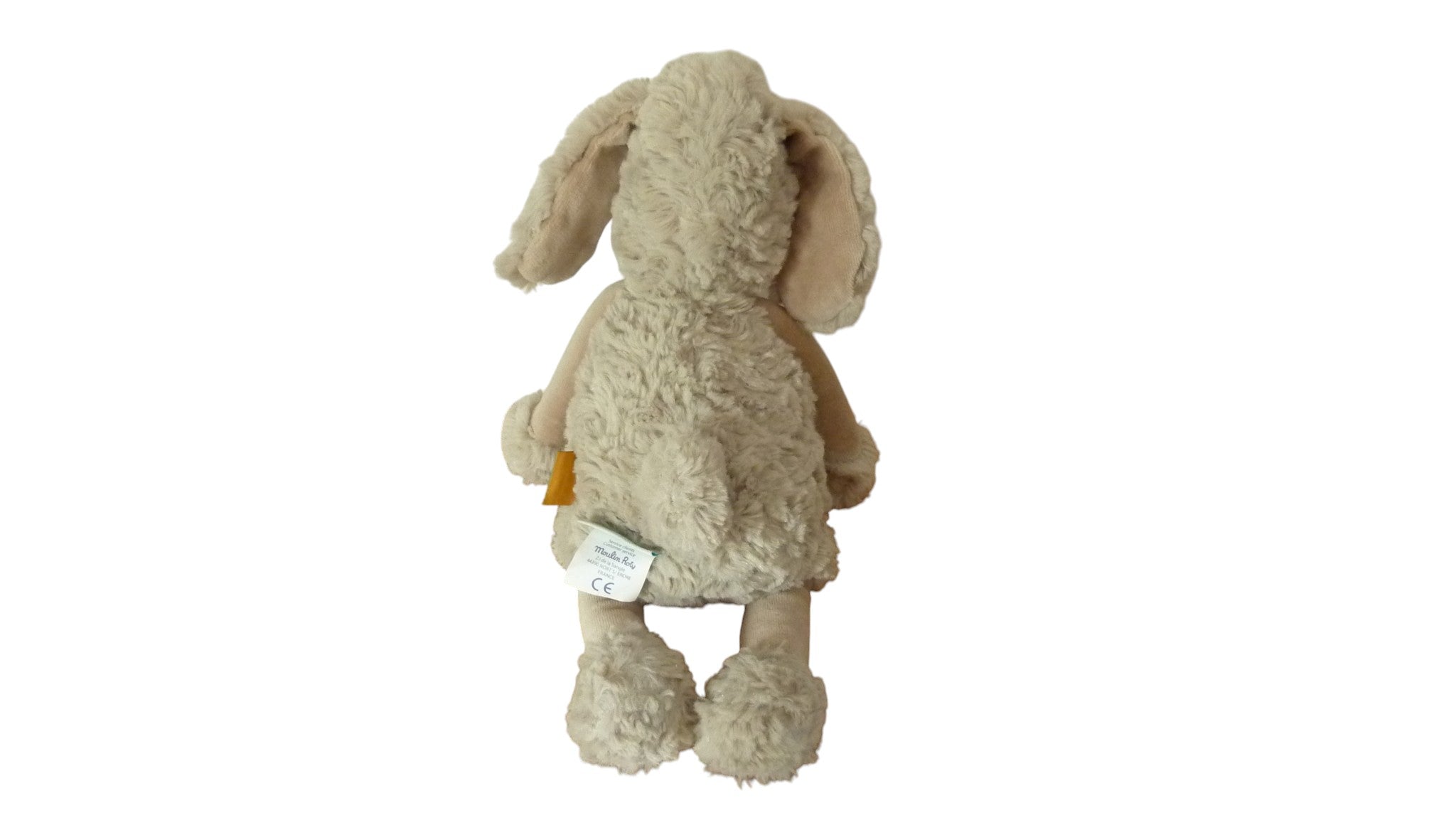 Peluche chien caniche marron gris - Les Tout Doux - Moulin Roty 33 cm