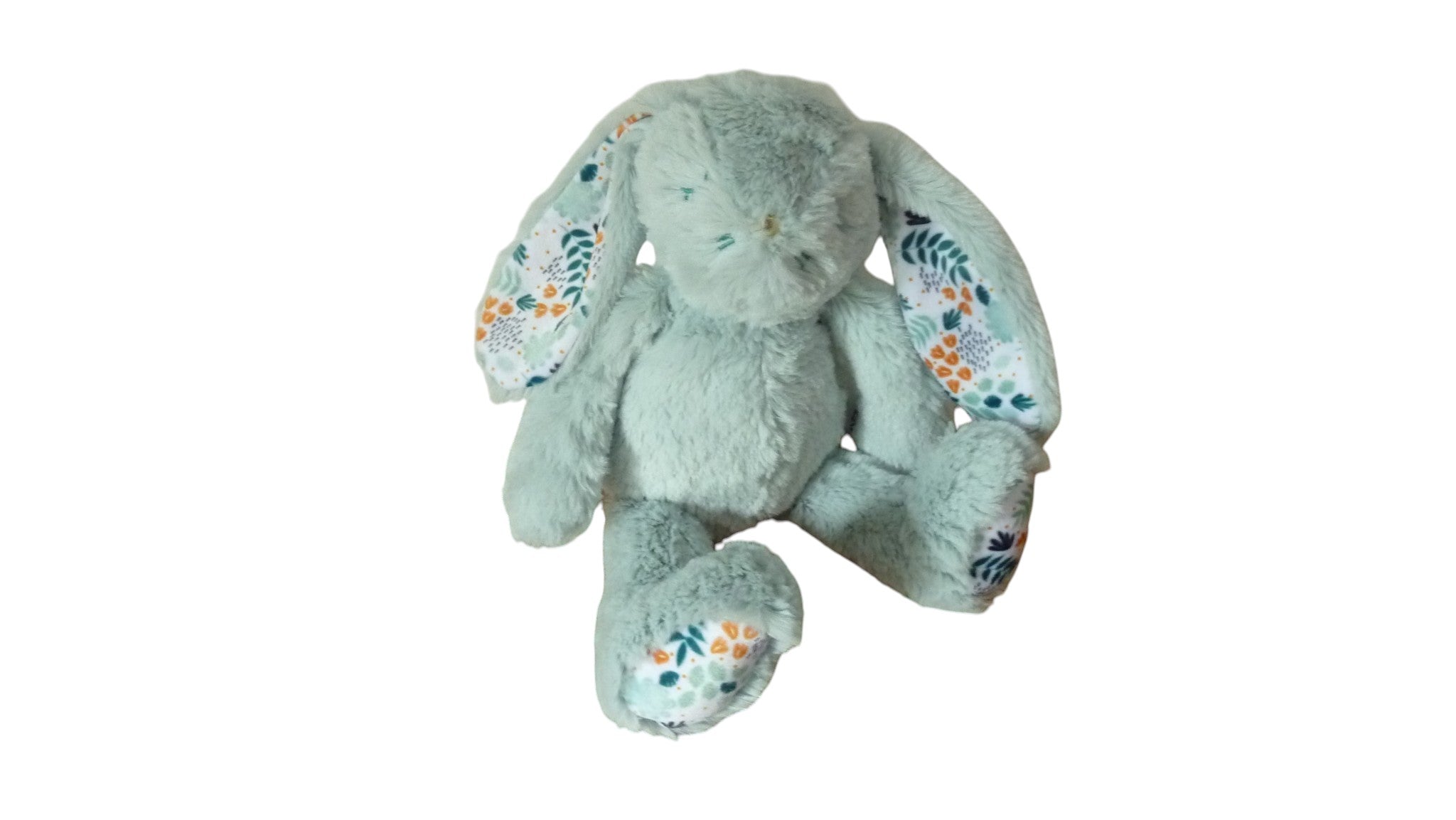Peluche lapin vert - Ostaria Les Minis 33 cm