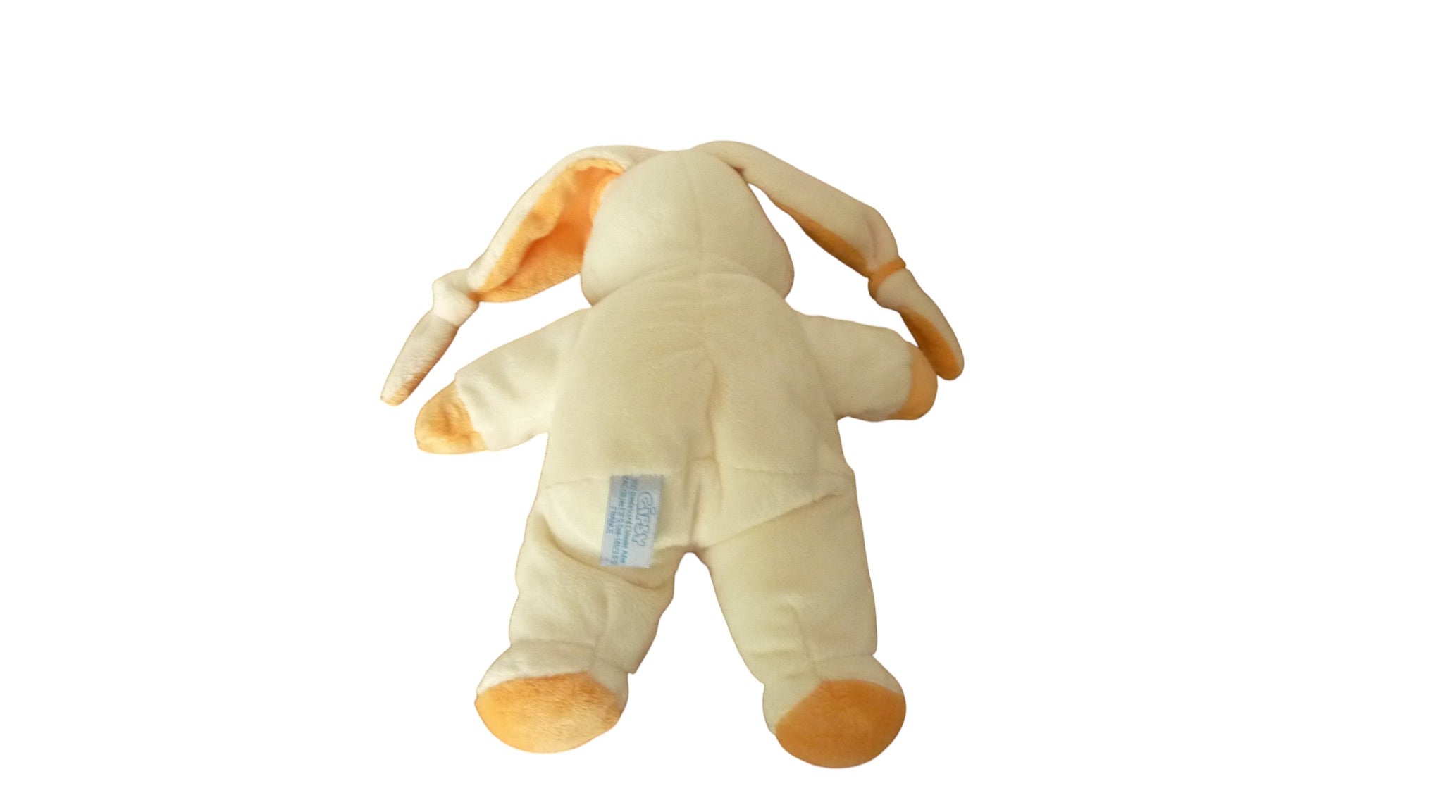 Peluche lapin crème orange - Gipsy 28 cm
