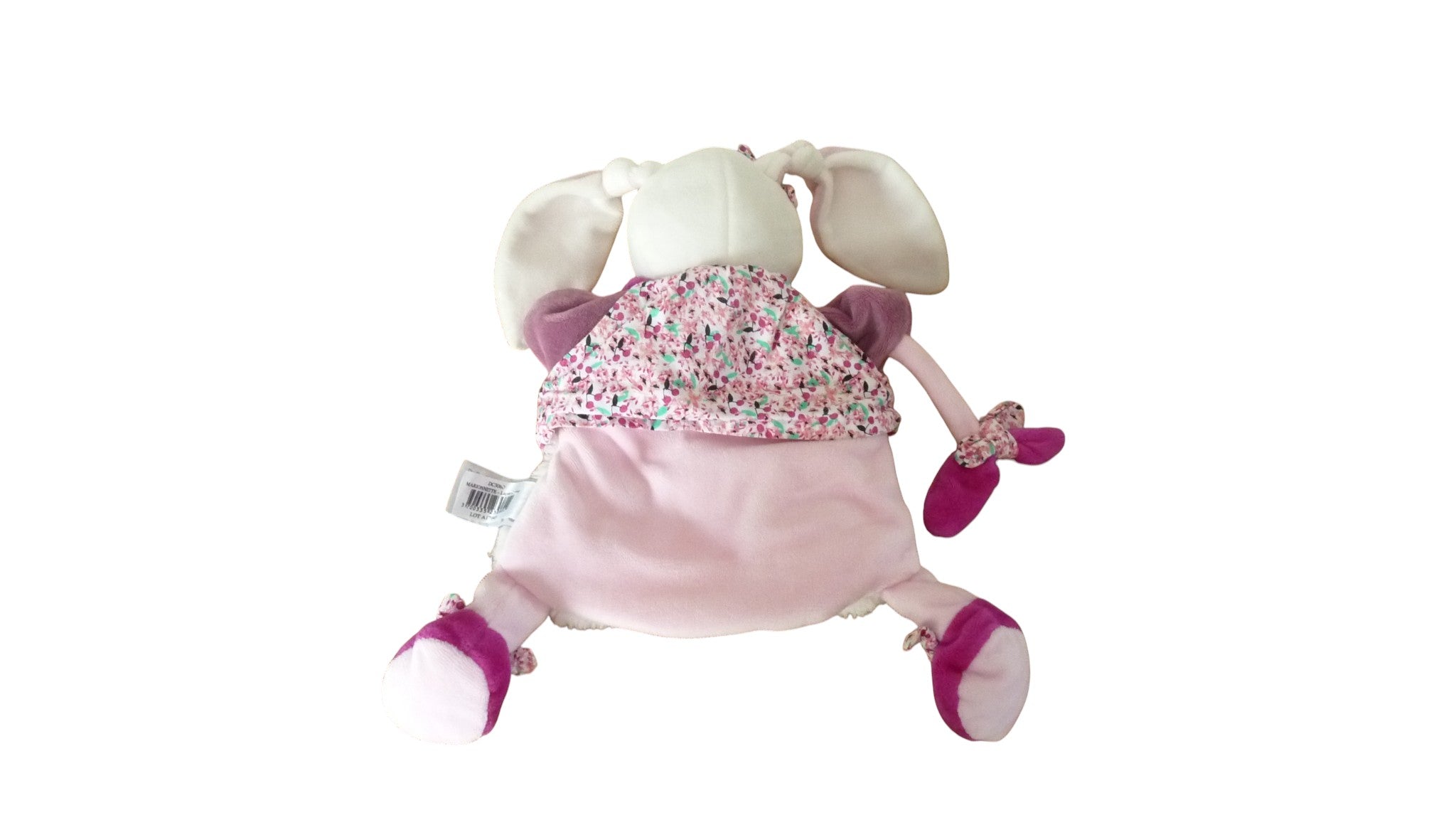 Doudou lapin marionnette Cerise DC3080 Doudou et Compagnie
