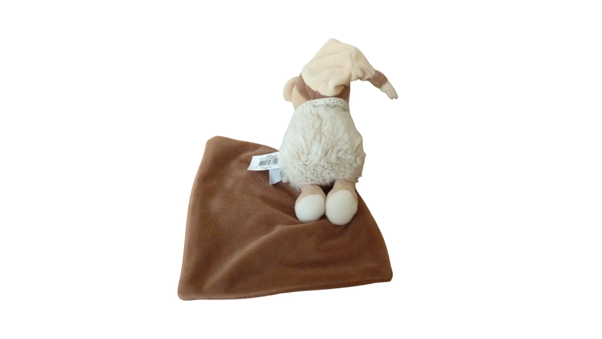 Peluche mouchoir ours marron- Les Luminescents - BN0622 Baby'Nat