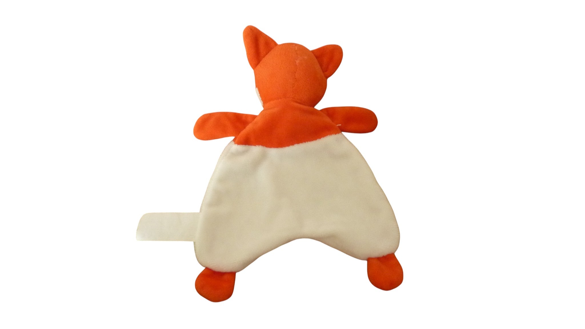 Doudou renard plat orange blanc - Jiangsu Pegasus