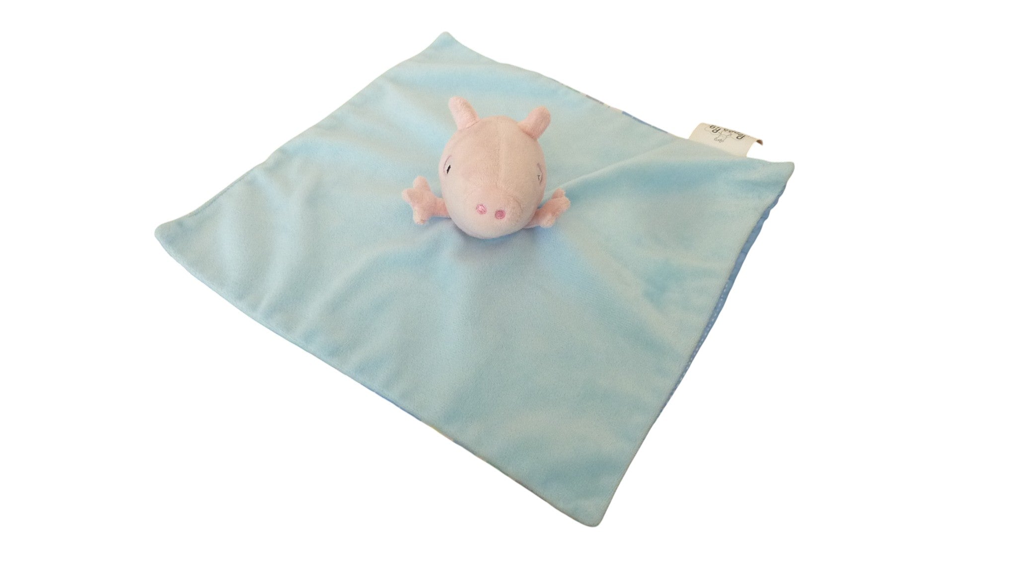 Doudou Peppa Pig plat bleu - Sambro