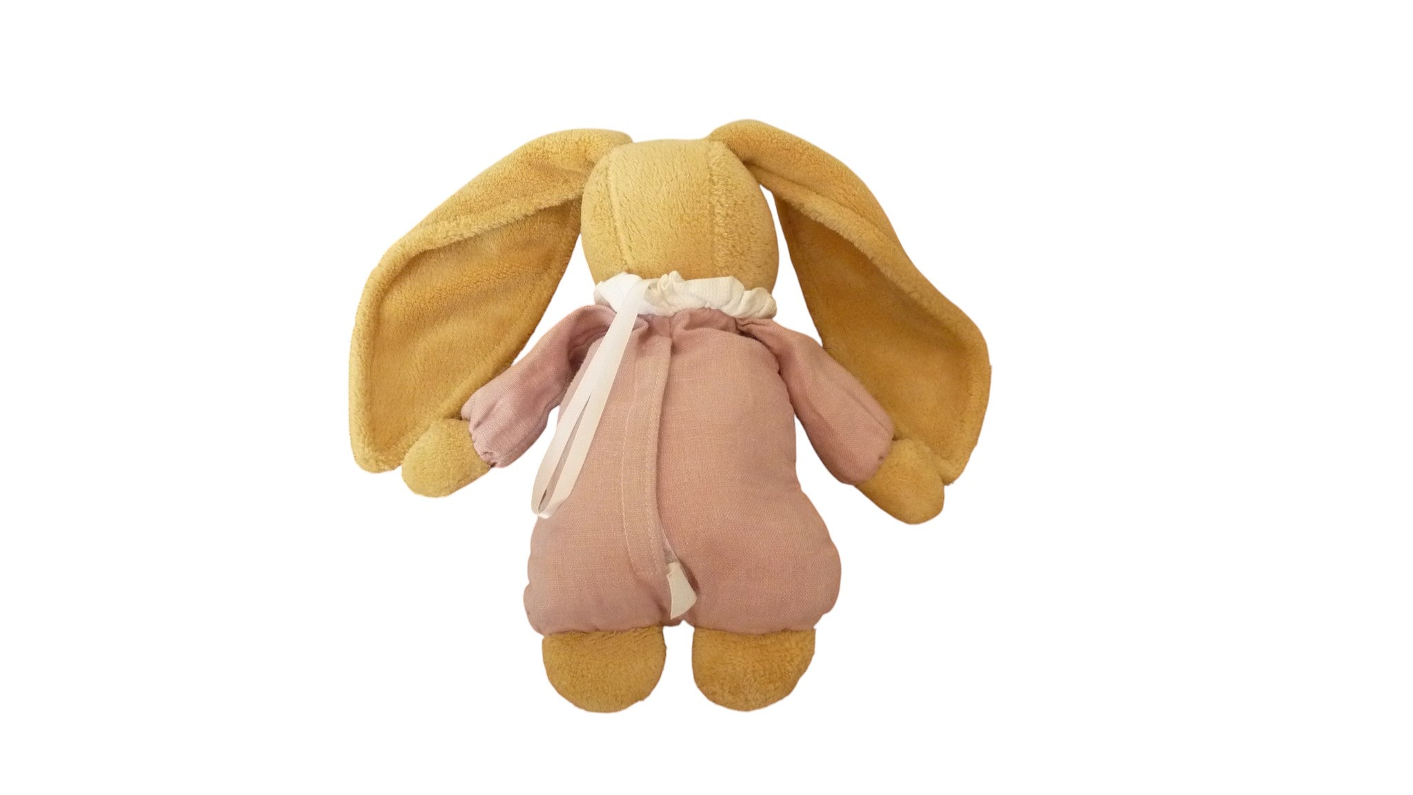 Peluche lapin musical marron rose - Trousselier 27 cm