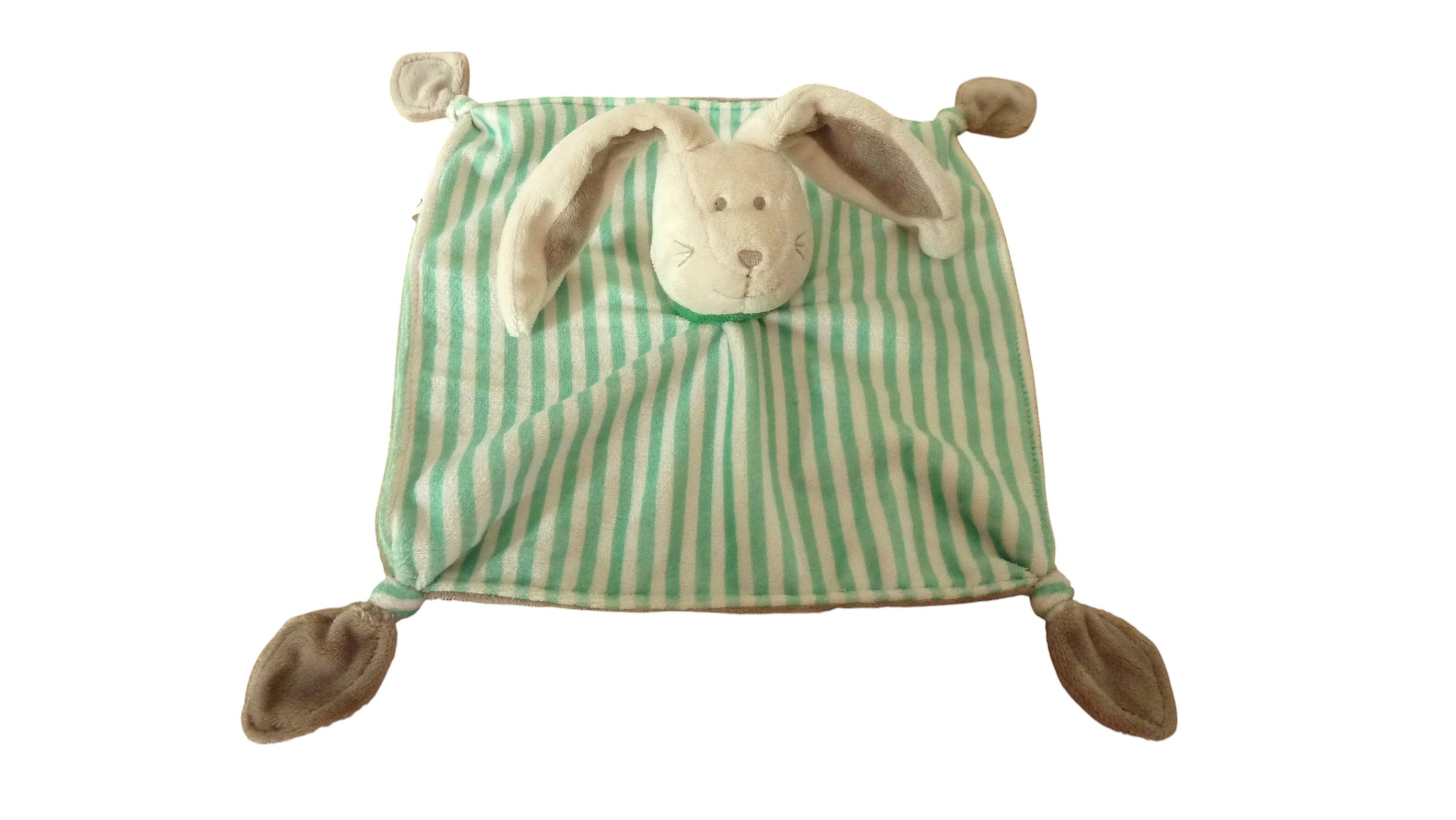 Doudou lapin plat rayures - Nicotoy Simba Dickie