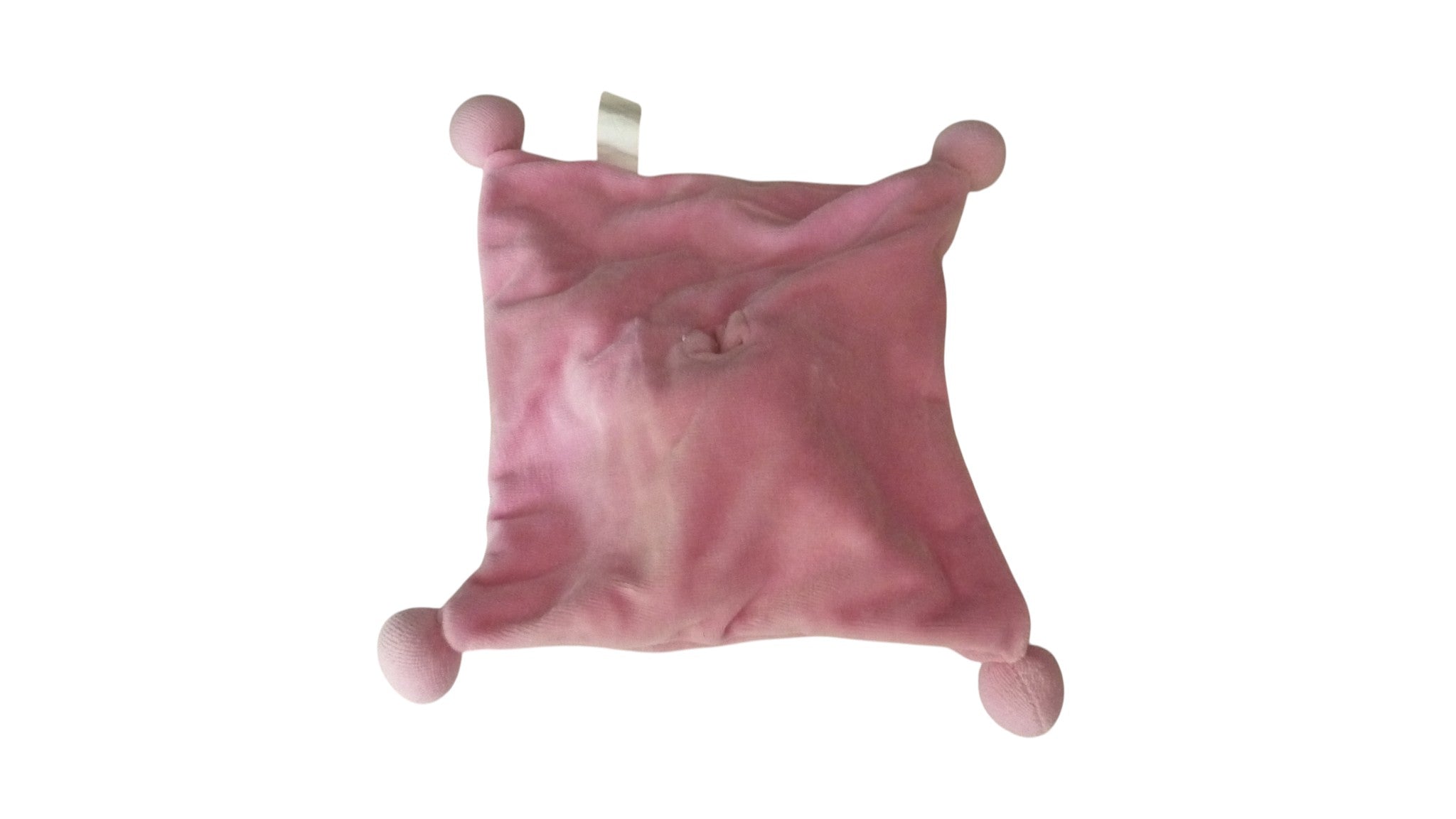 Doudou ours plat rose - Sabiluc