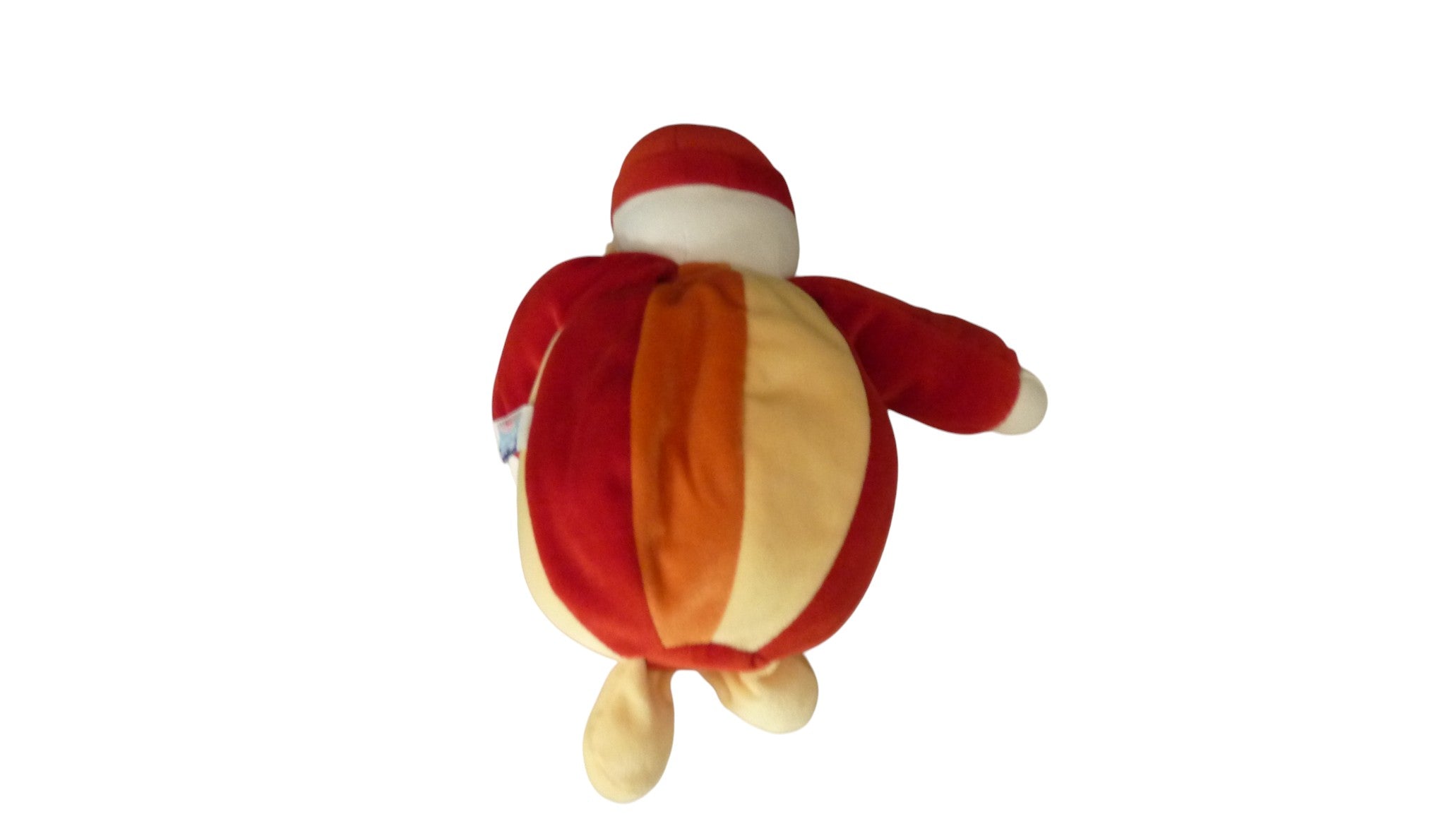 Peluche clown rouge - sucre d'Orge 30 cm