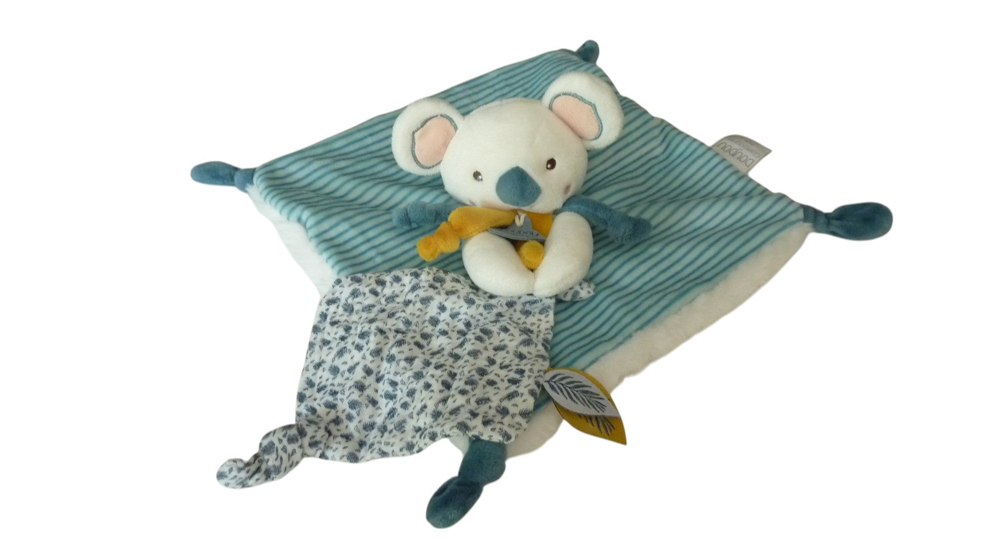 Doudou koala plat bleu - Yoca le koala - DC3668 Doudou et Compagnie