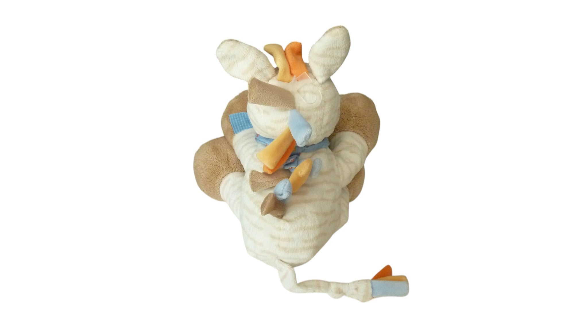 Peluche zèbre marron blanc - Arthur et Louis - Nattou 20 cm