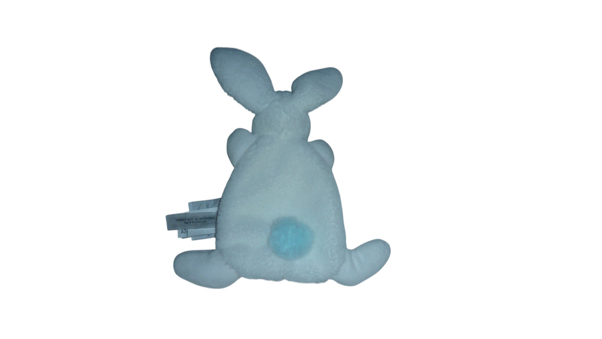 Doudou lapin plat blanc - Happy Pop - DC3883 Doudou et Compagnie