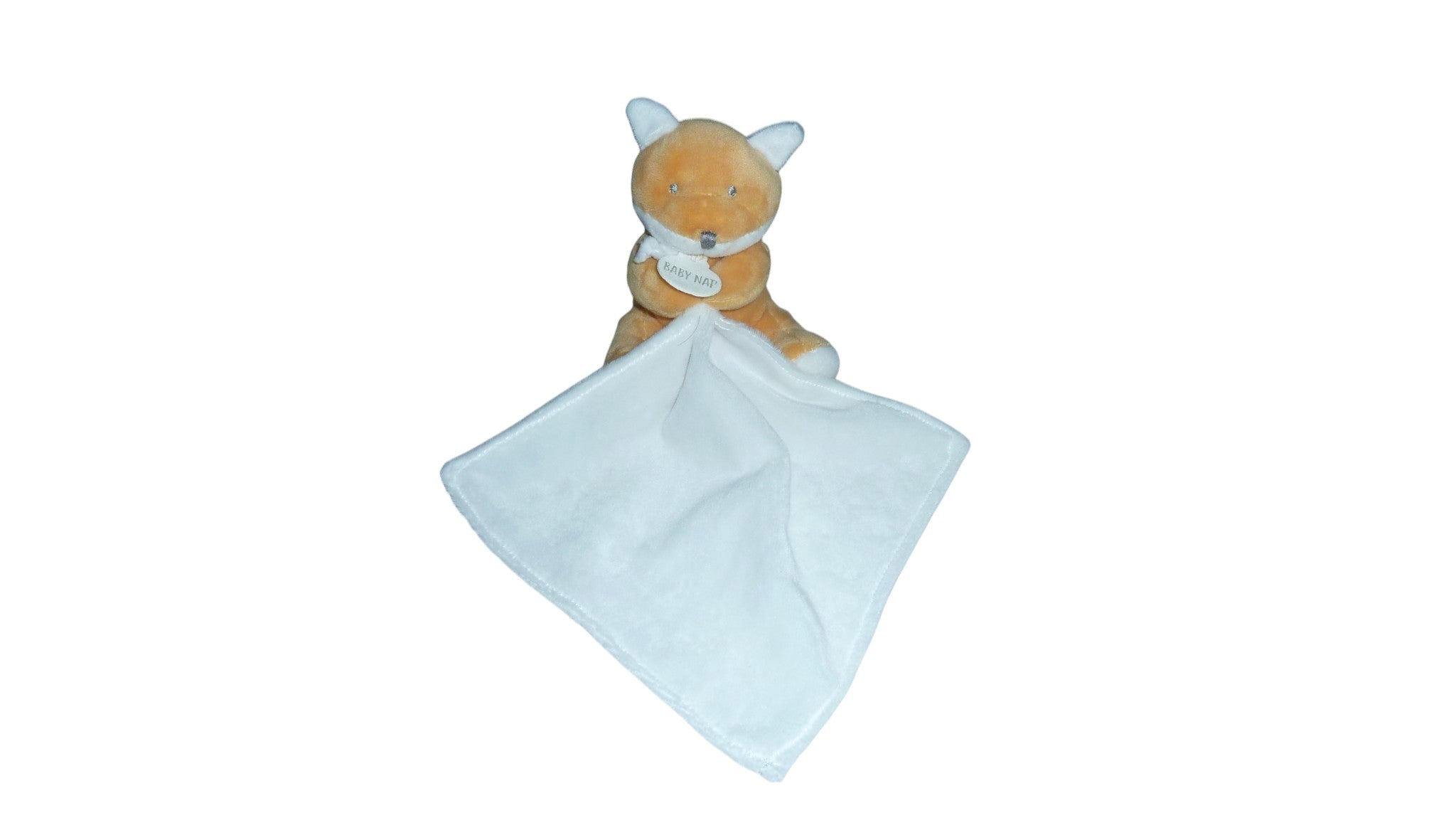 Peluche mouchoir renard orange - BN0573 Baby'Nat