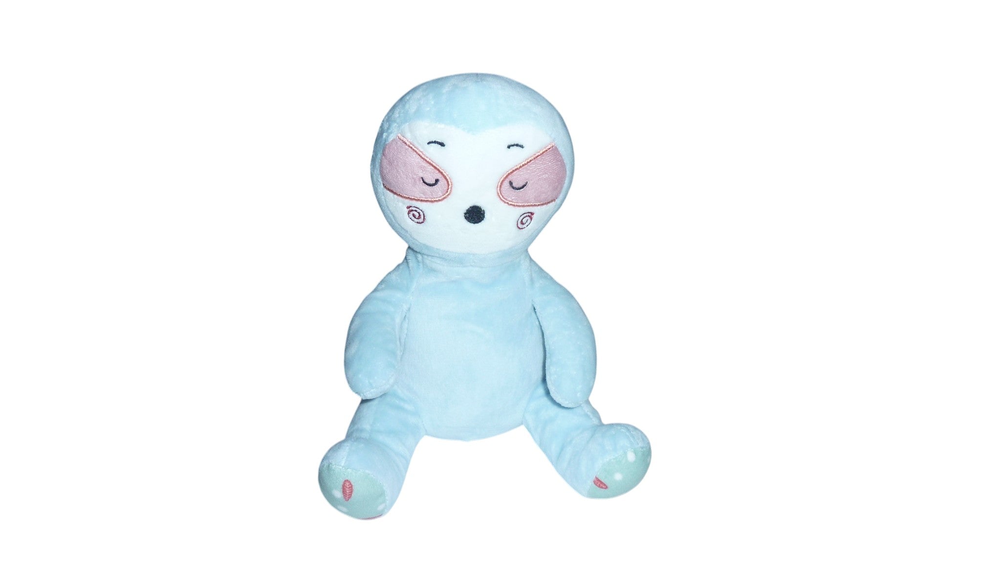 Peluche paresseux turquoise - Tomkids 27 cm