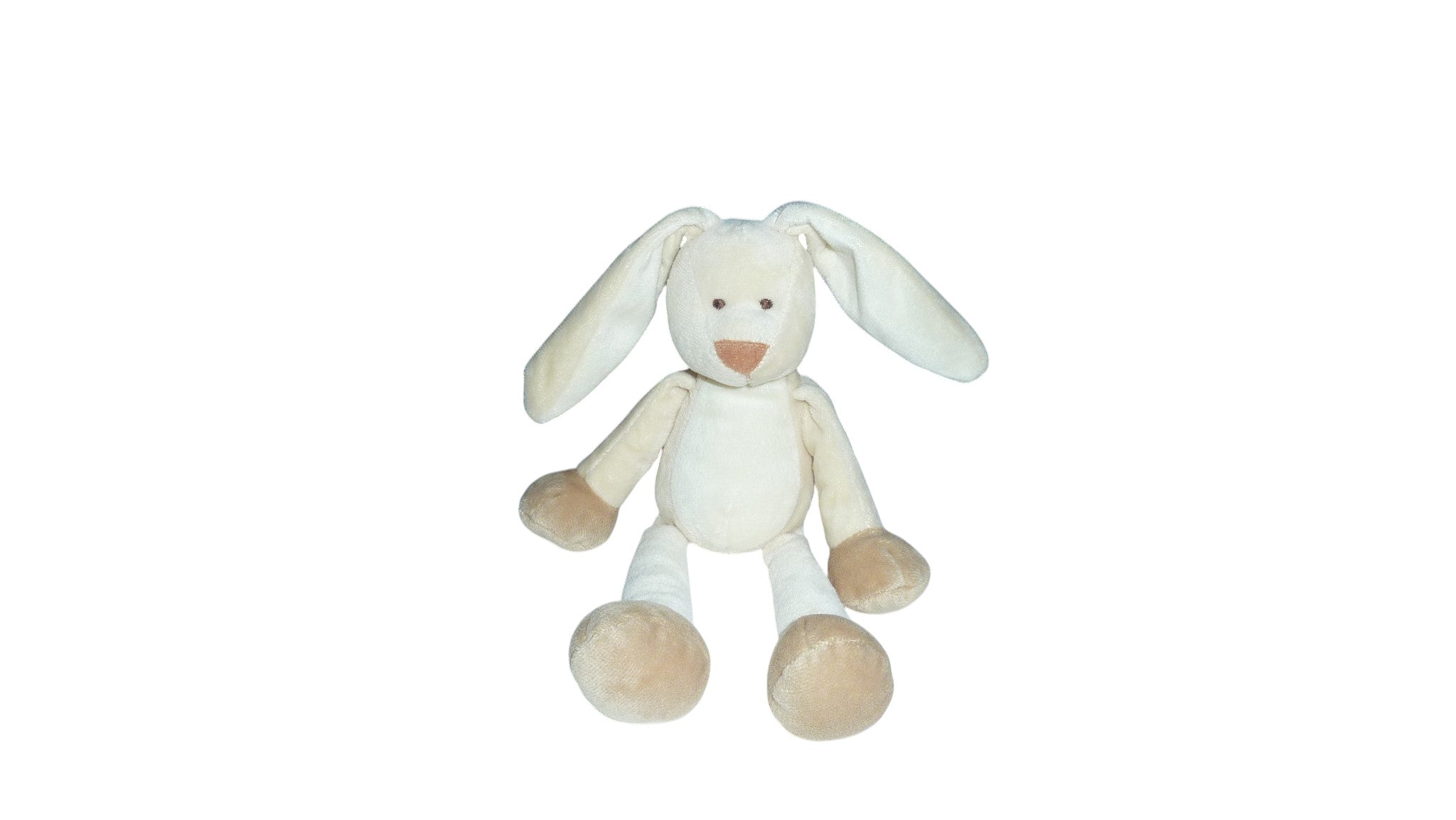 Peluche lapin beige écru - Toodo 26 cm