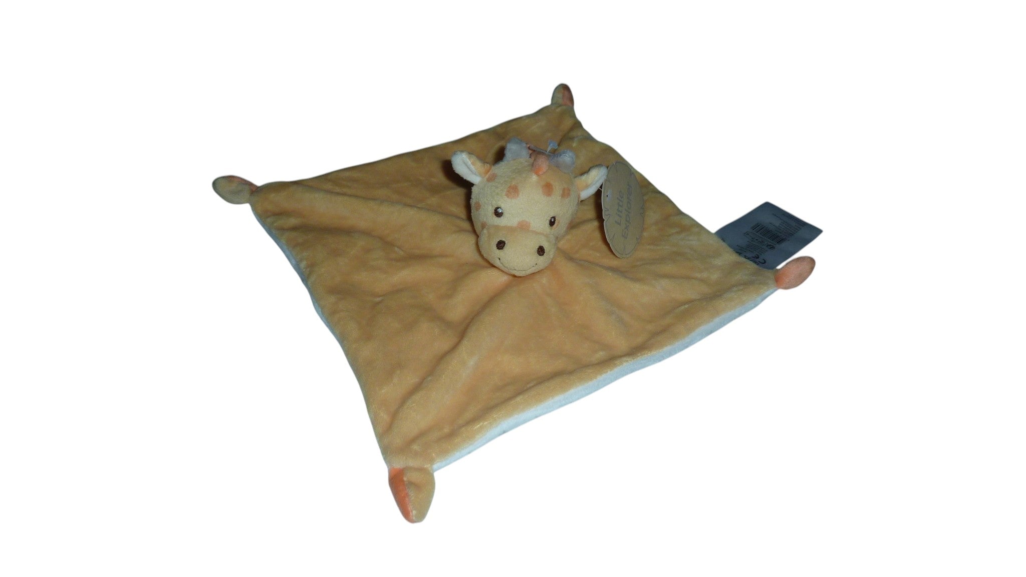 Doudou girafe plat jaune - B&M