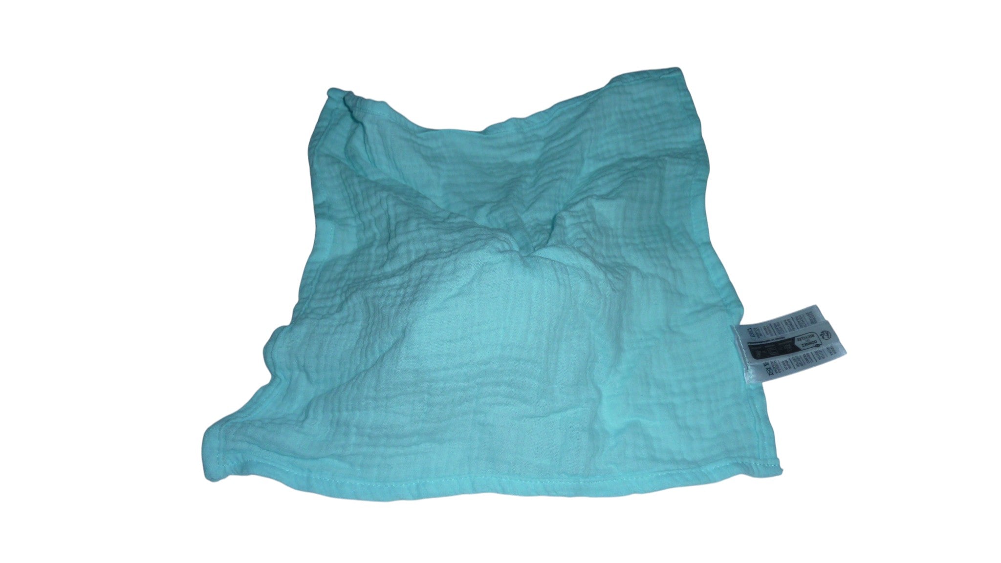 Doudou koala plat lange vert turquoise - Mots d'Enfants