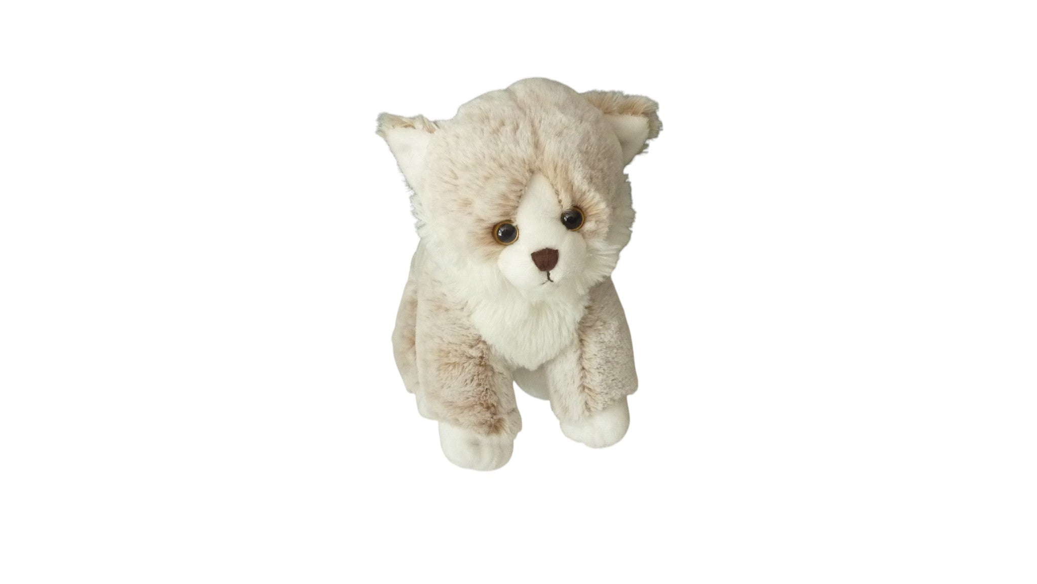 Peluche chat marron chiné blanc - Nicotoy Simba Toys 20 cm