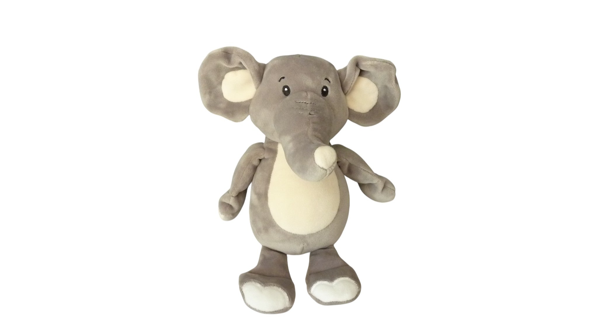 Peluche éléphant gris crème - Nicotoy Simba Toys 26 cm